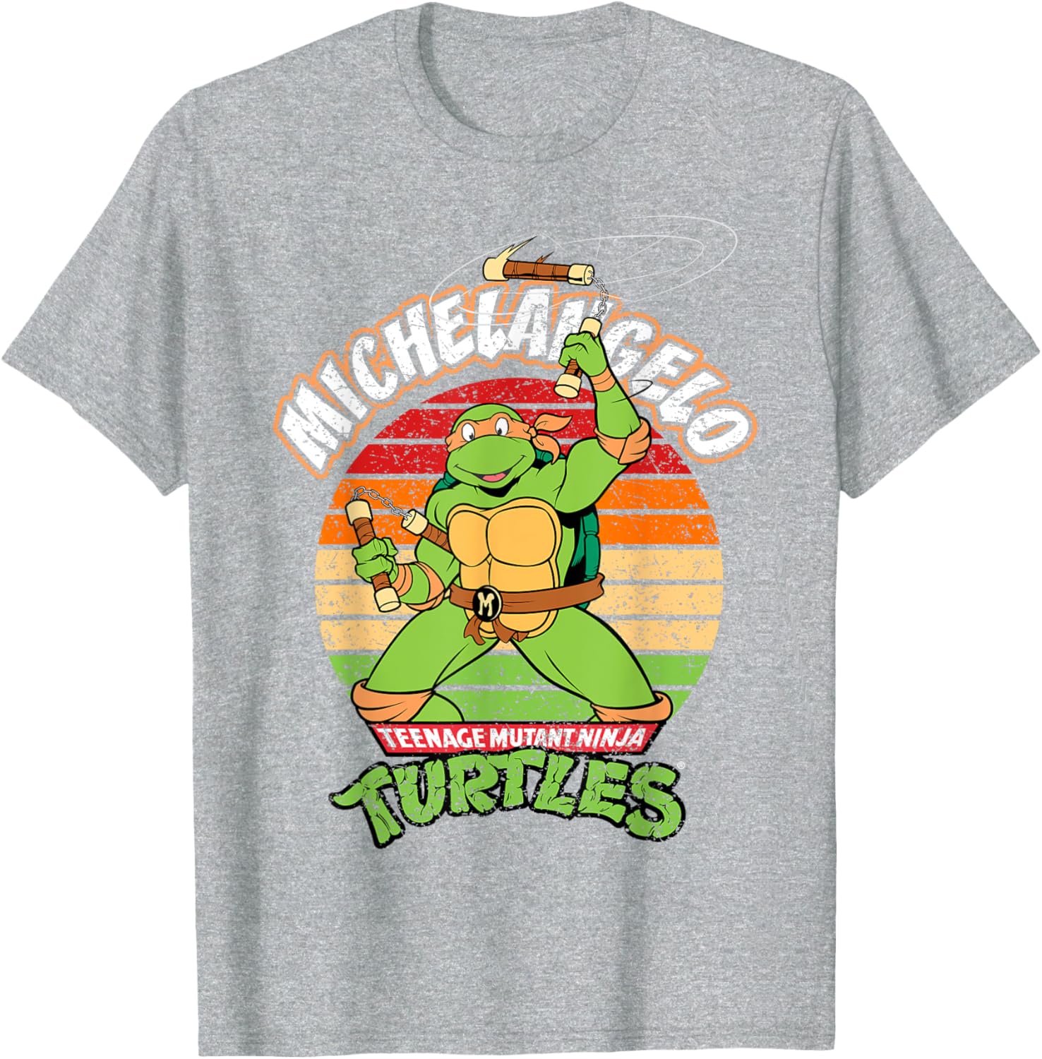 Mademark TMNT Michelangelo Ready For Action T-Shirt for Kids and Adults - 4