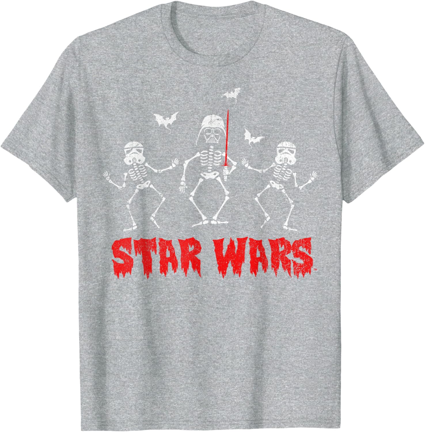 Star Wars Halloween Darth Vader Spooky Skeleton T-Shirt for Fun loving Fans - 5