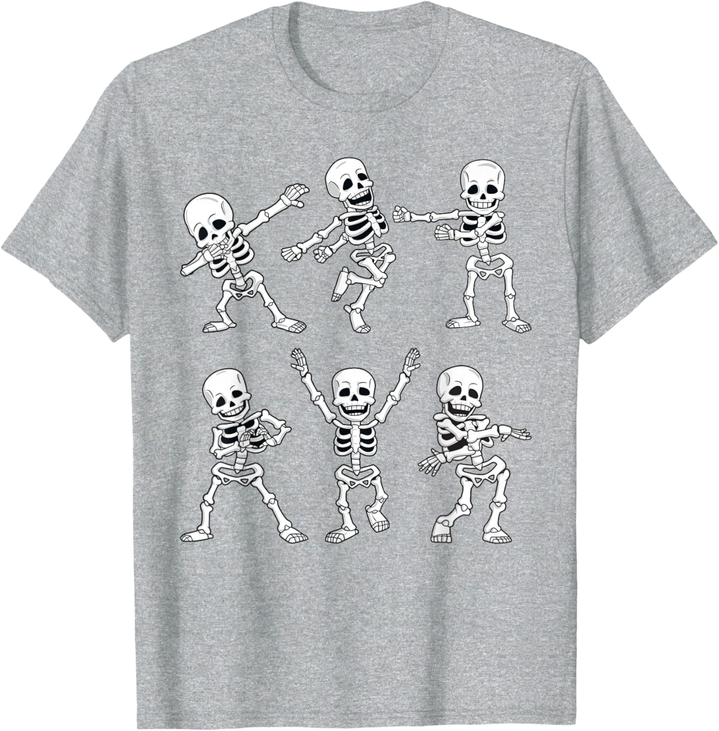 Dancing Skeletons Halloween T-Shirt for Boys and Girls Fun Dance Challenge - 26