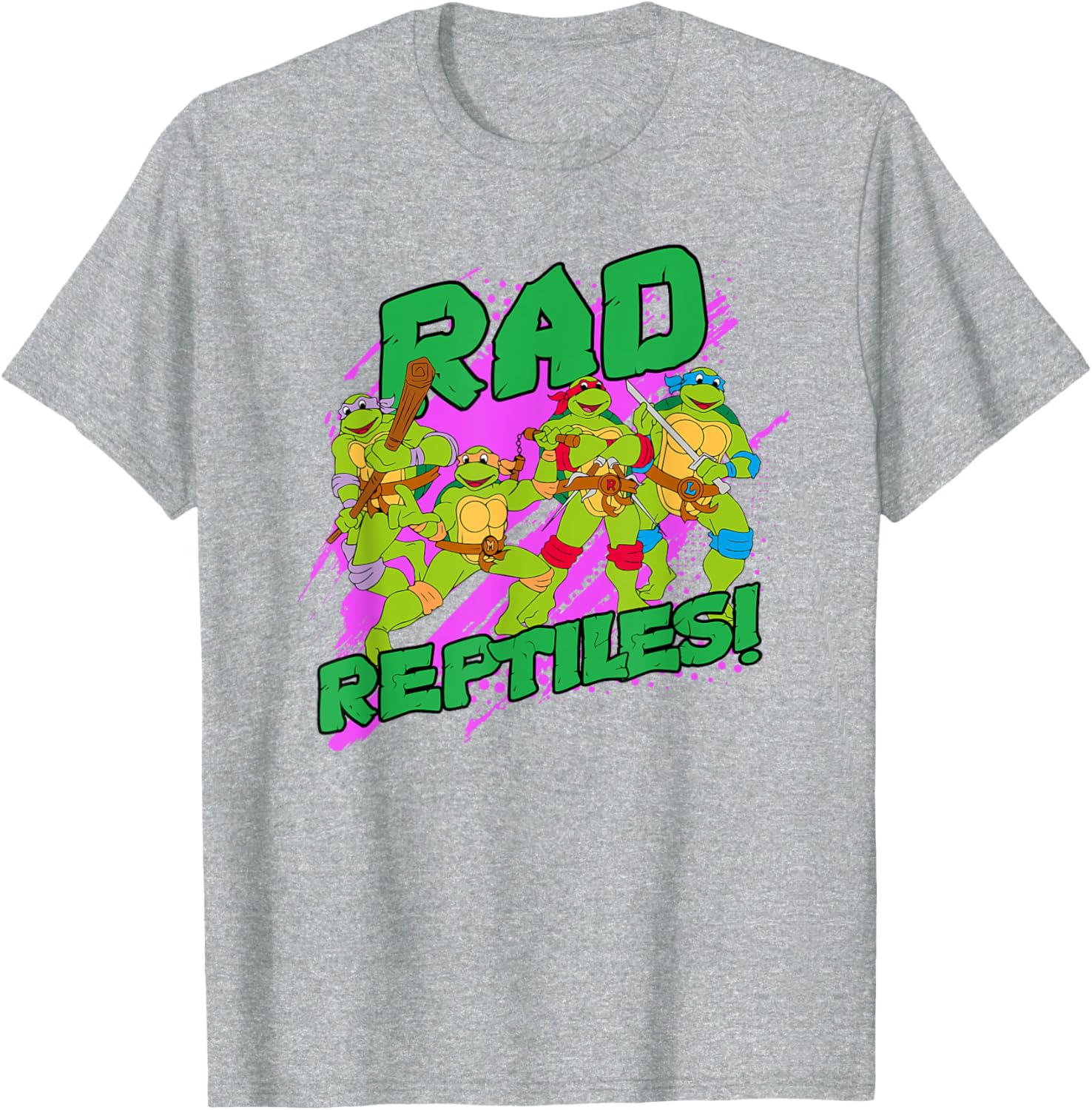 Mademark Teenage Mutant Ninja Turtles Rad Reptiles T-Shirt for Fans - 2