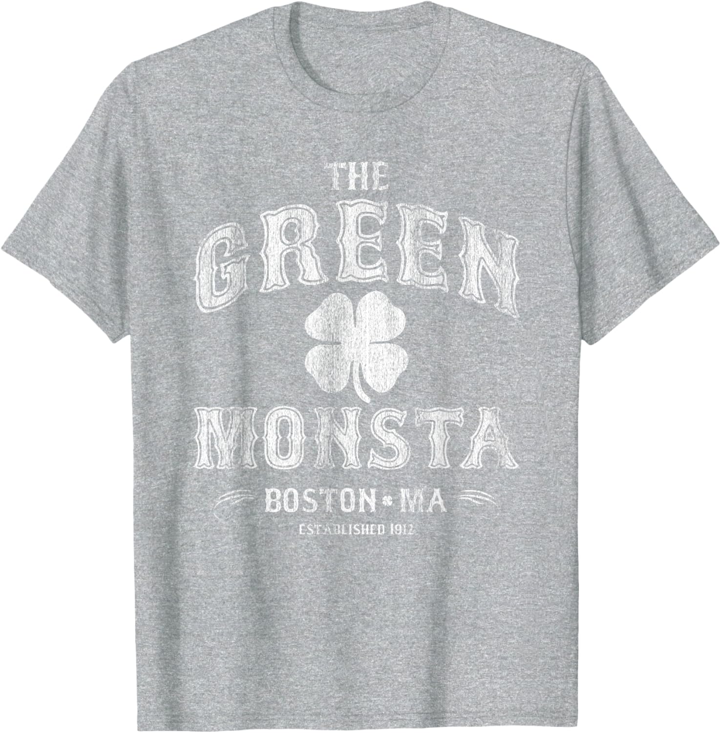 The Green Monsta Boston T-Shirt Perfect for Game Day or St. Patrick's Day - 2
