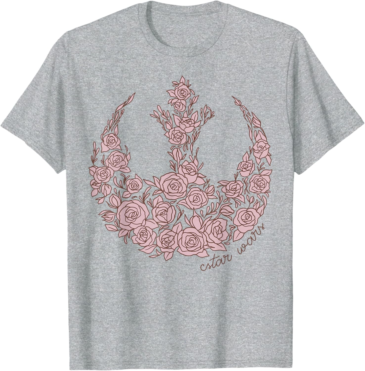 Star Wars Rose Rebel Emblem T-Shirt for Fans of Galactic Adventure - 3
