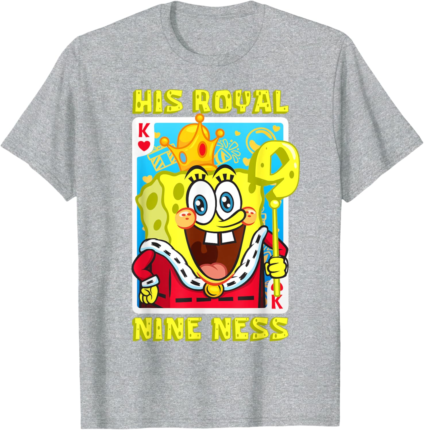 Mademark SpongeBob SquarePants 9th Birthday Gift T-Shirt for Kids - 3