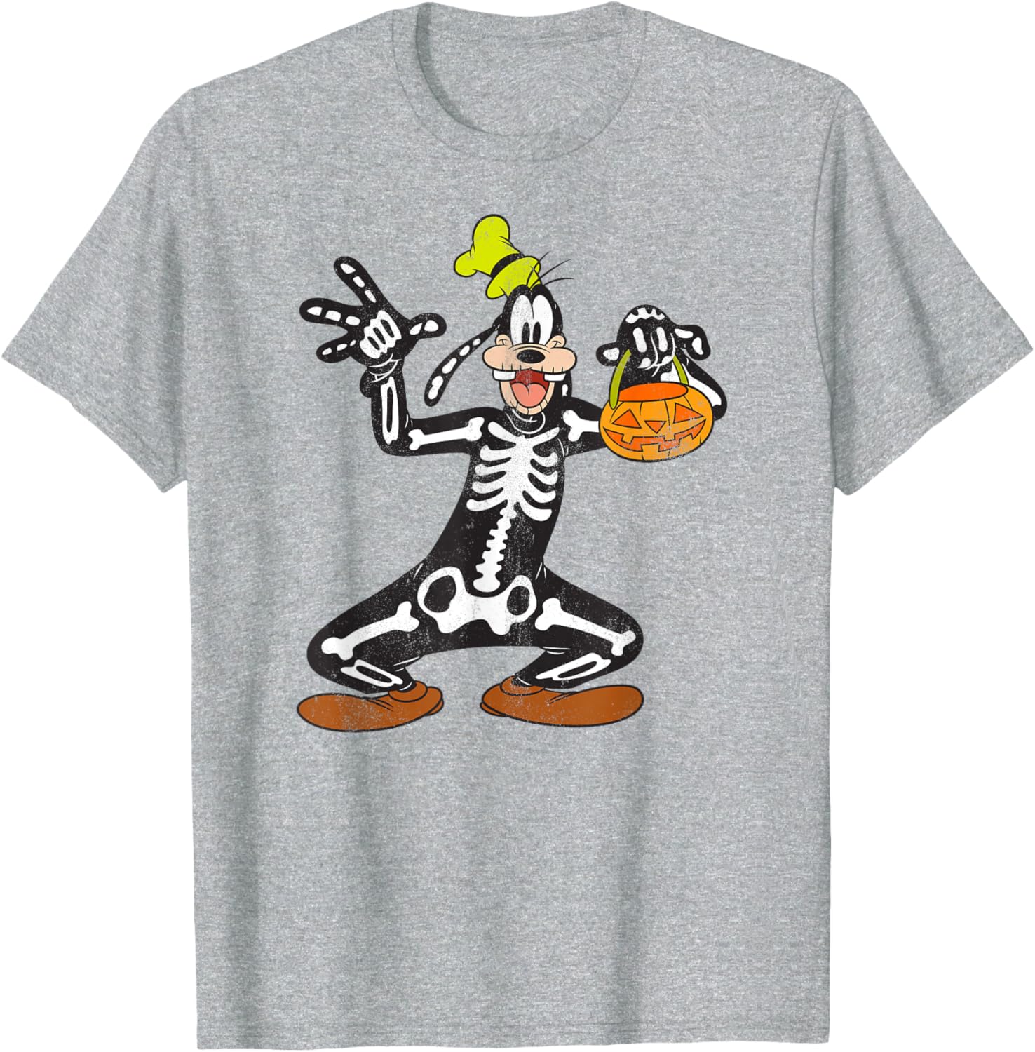 Disney Goofy Skeleton Halloween T-Shirt for Fun Festive Occasions - 4