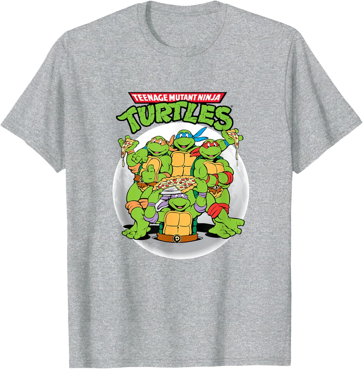 Mademark Teenage Mutant Ninja Turtles Classic Full Moon T-Shirt - 9