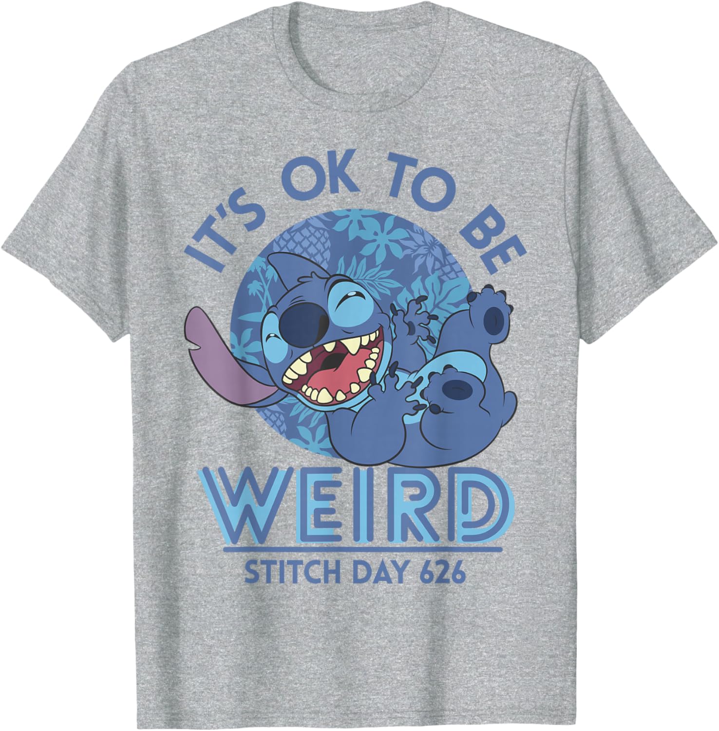 Disney Lilo & Stitch Stitch Day It's OK To Be Weird T-Shirt for Fans - 1