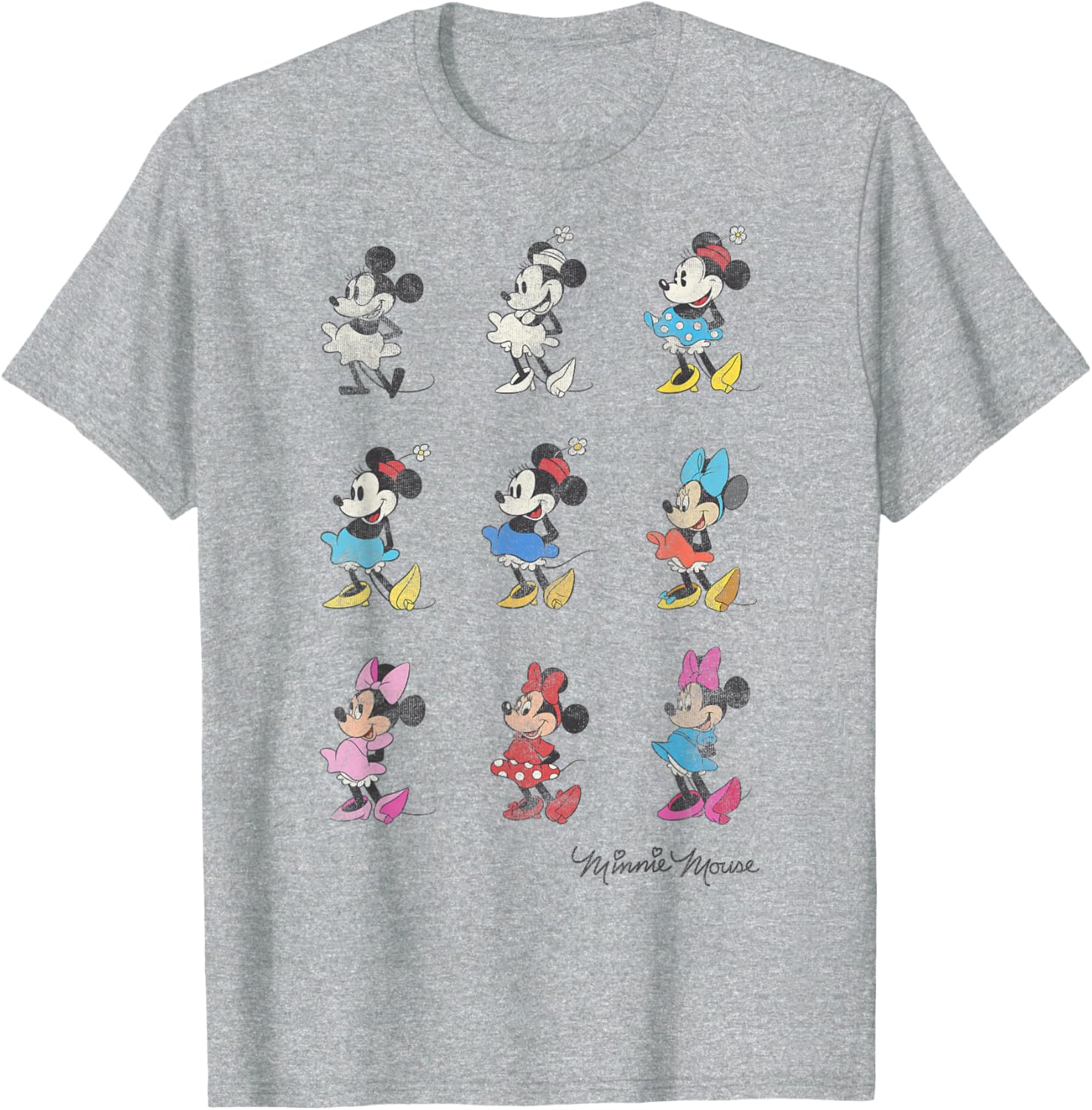 Disney Mickey And Friends Minnie Mouse Vintage T-Shirt for Kids - 9