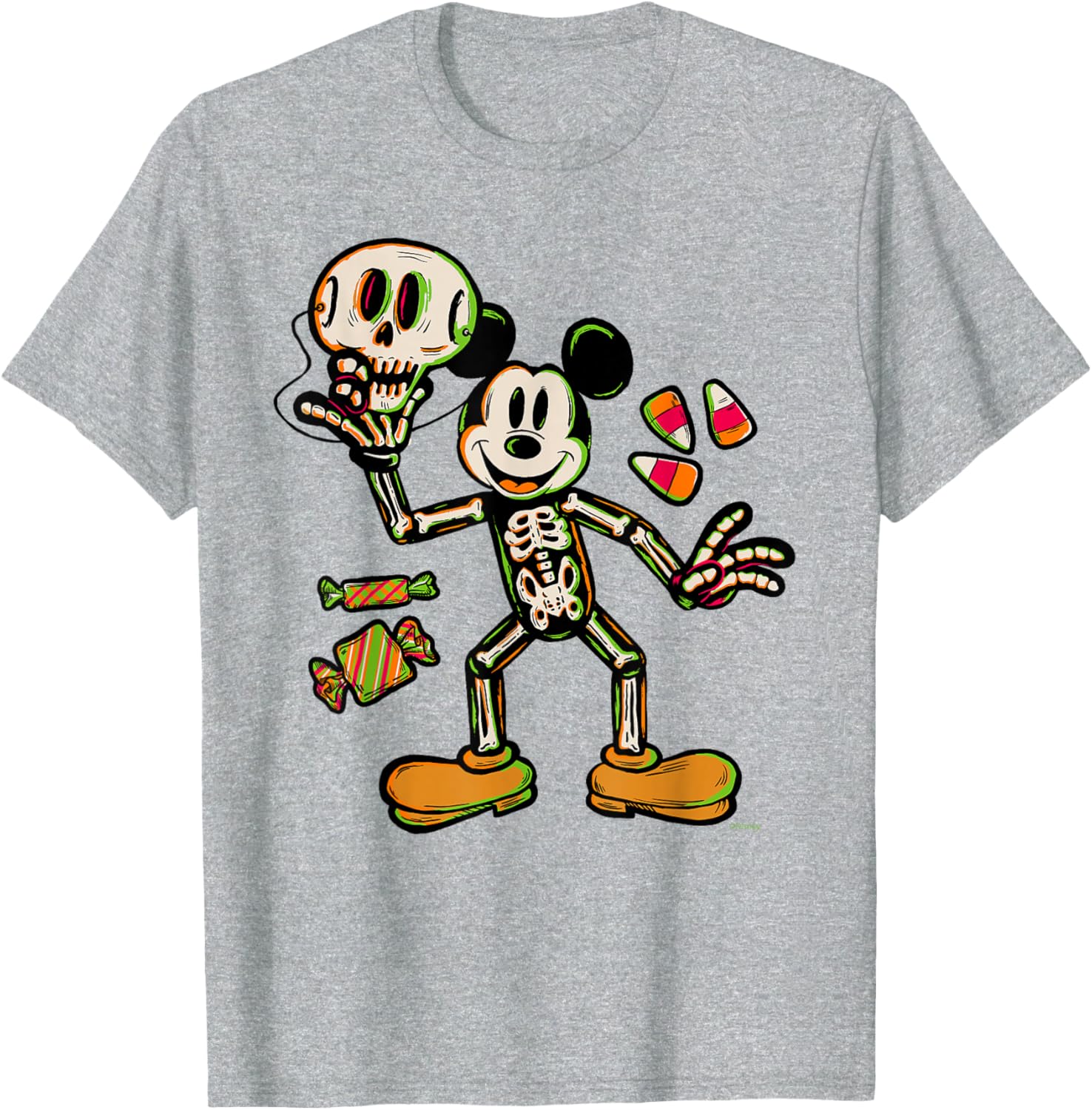 Mickey Mouse Halloween Trick or Treat Skeleton Costume T-Shirt for Kids - 15