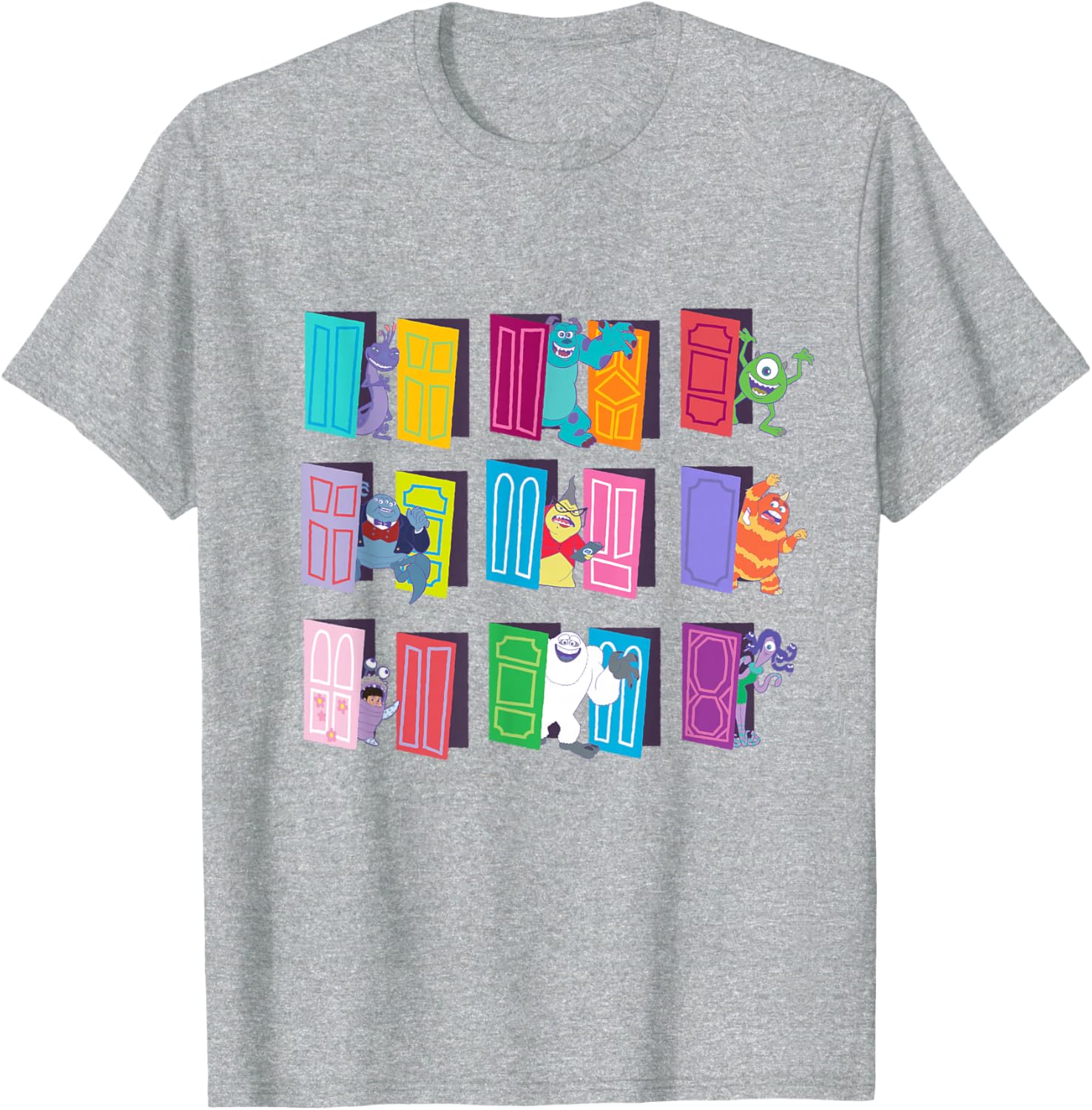 Monsters Inc Doors T-Shirt for Kids and Adults - Fun Disney Apparel - 10