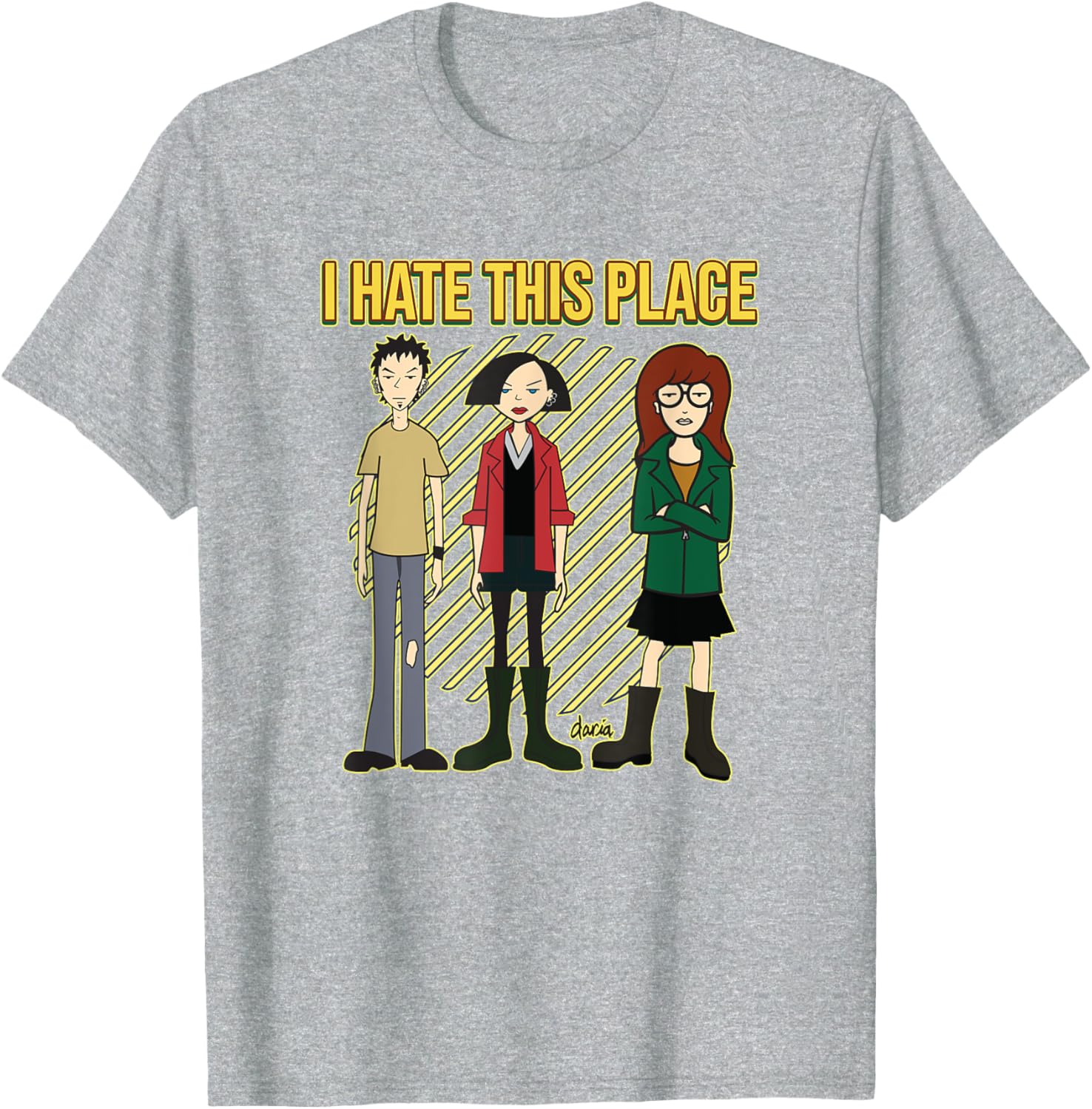 Mademark x Daria I Hate This Place T-Shirt for Stylish Comfort - 12