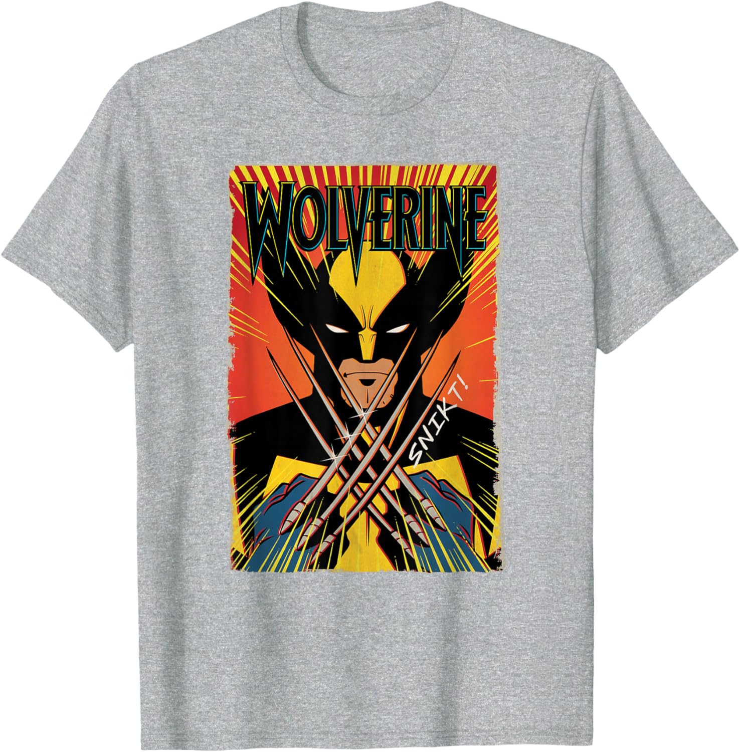 Vintage X-Men 97 Wolverine Claws Snikt T-Shirt for Marvel Fans - 13