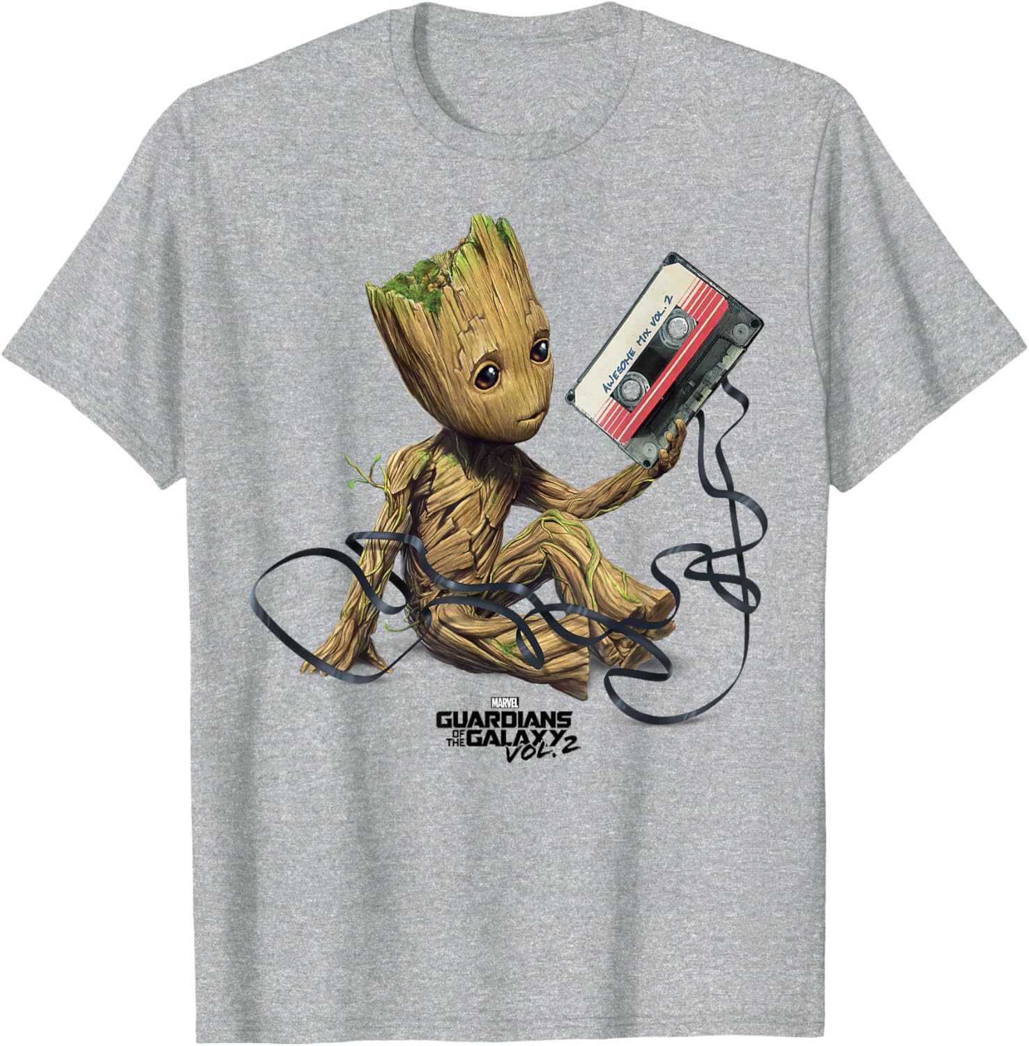 Groot Portrait T-Shirt from Guardians of the Galaxy Vol. 2 - Fun Apparel - 3