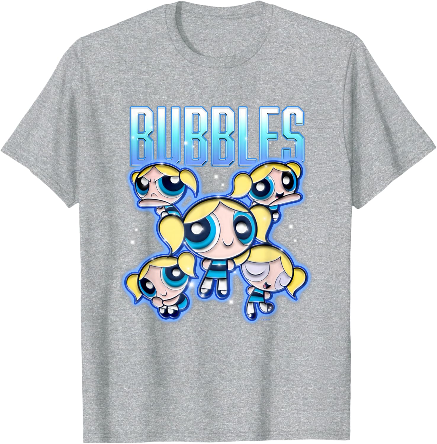 Powerpuff Girls Bubbles Multi Pose T-Shirt for Fun and Stylish Outfits - 4