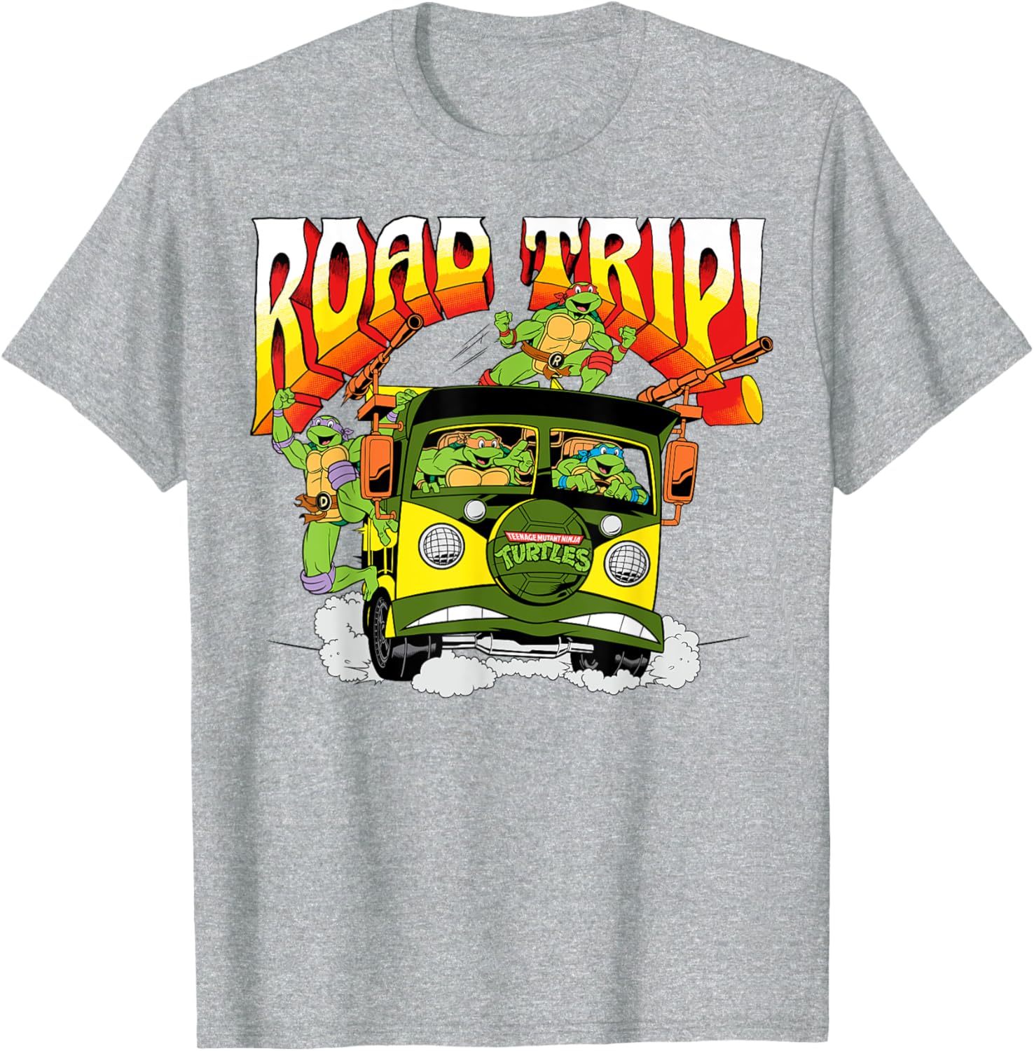 Mademark Teenage Mutant Ninja Turtles Retro Party Wagon T-Shirt - 2
