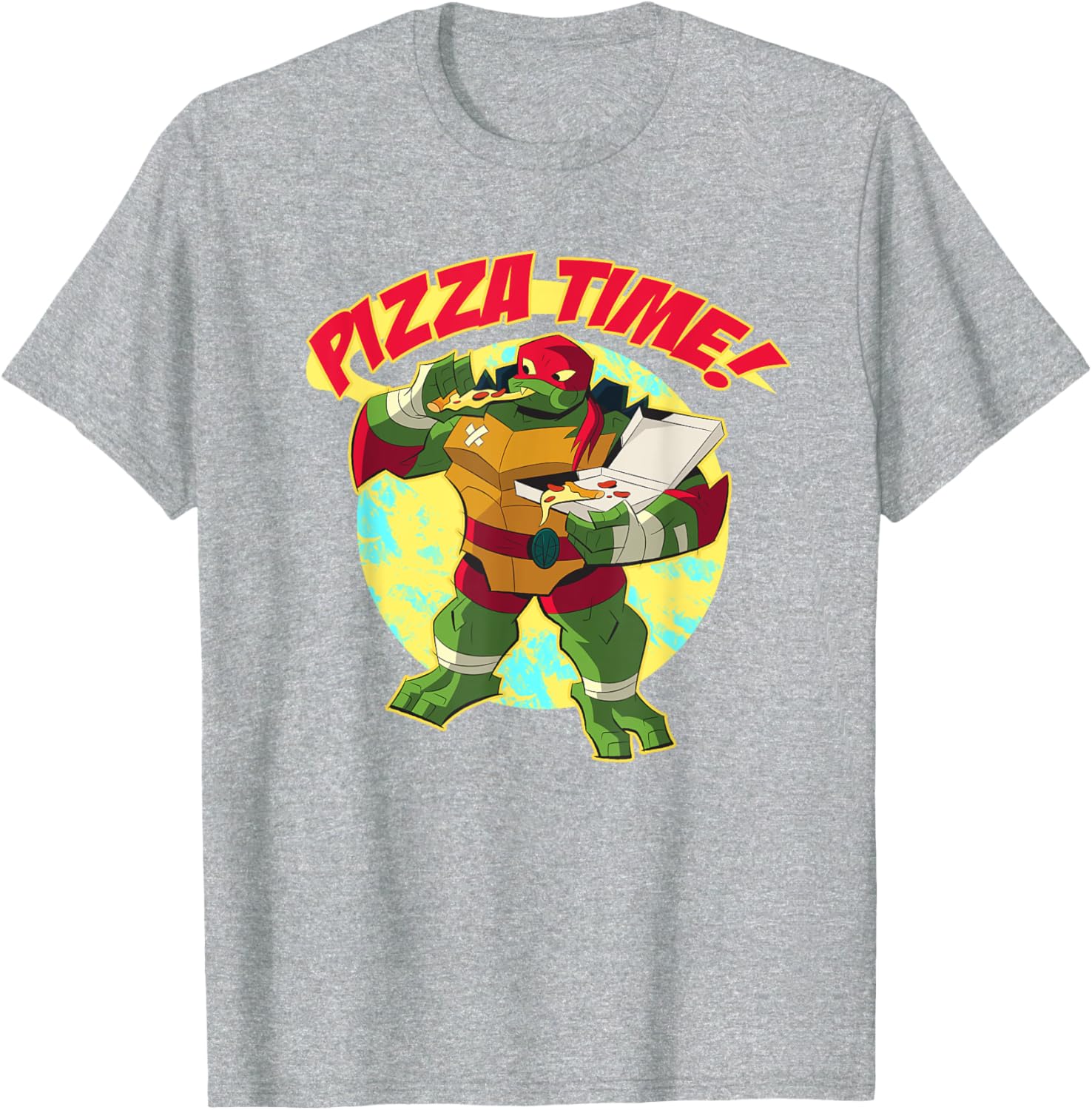 Mademark Teenage Mutant Ninja Turtles Raphael Pizza Time T-Shirt - 5