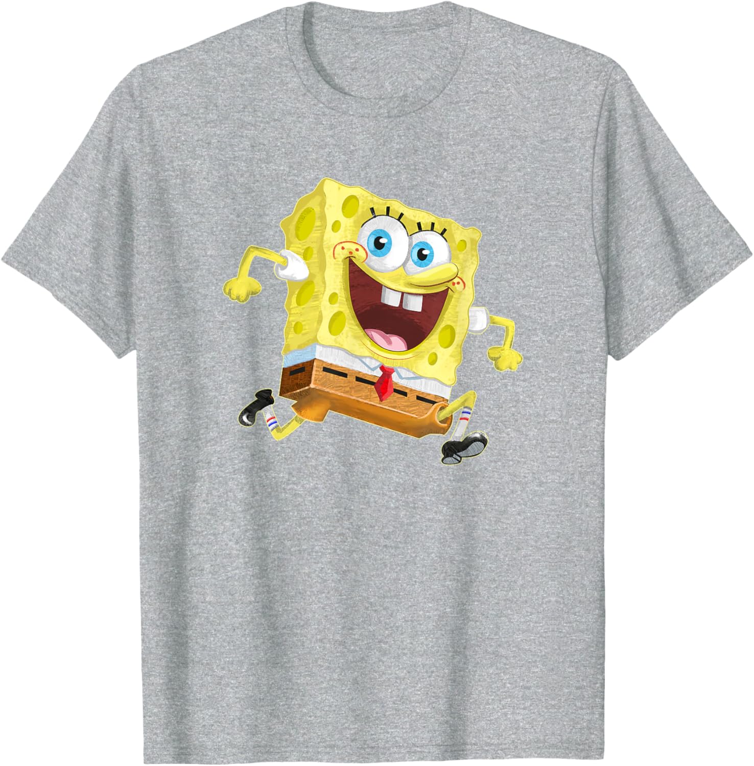Mademark SpongeBob SquarePants Jumping for Joy T-Shirt for Kids and Adults - 3