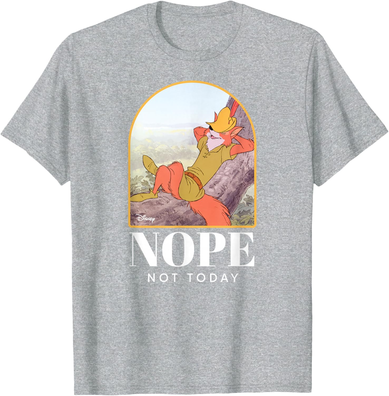 Robin Hood Nope Not Today T-Shirt Cool Graphic Tee for Fun Outfits - 4