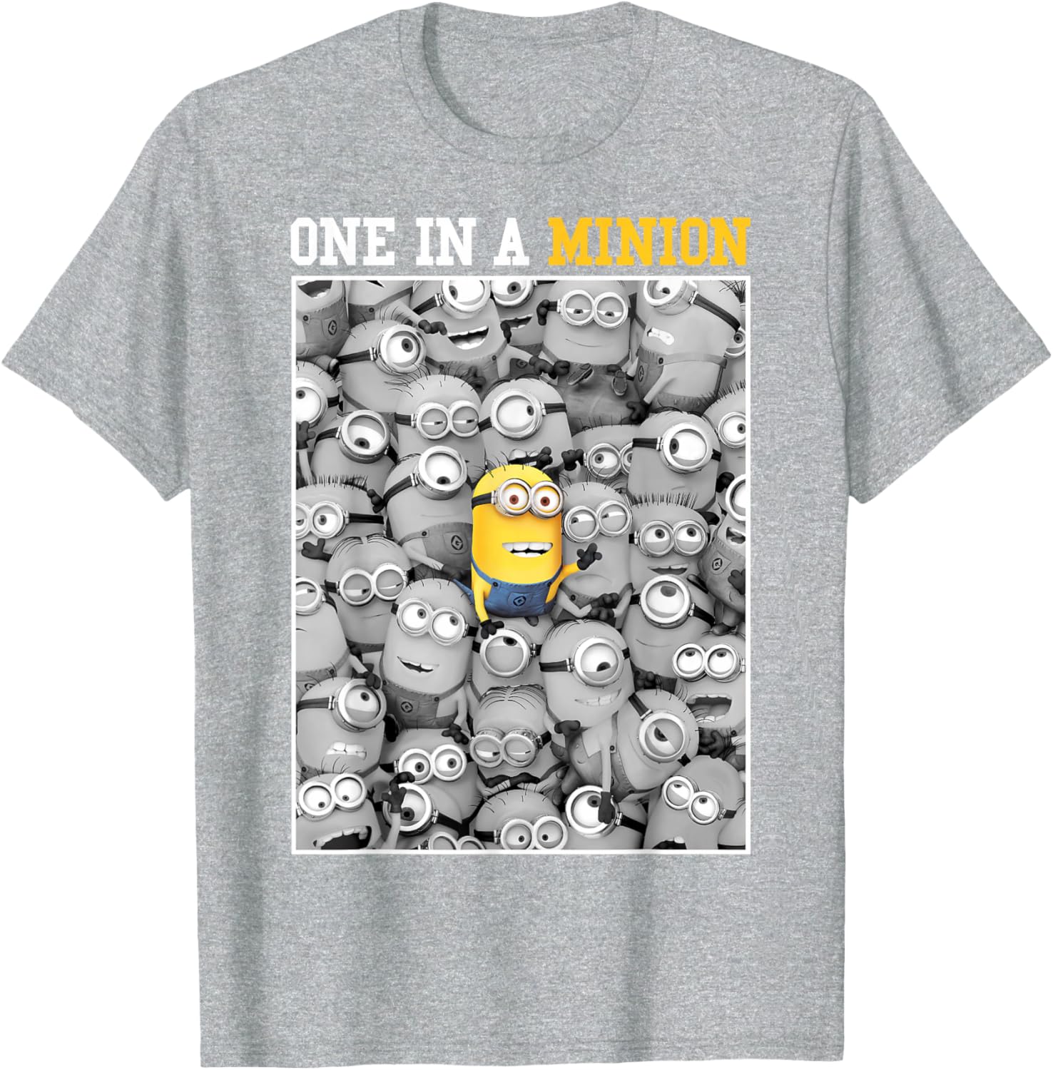 Despicable Me Minions One In A Minion Color Pop Portrait T-Shirt - 8