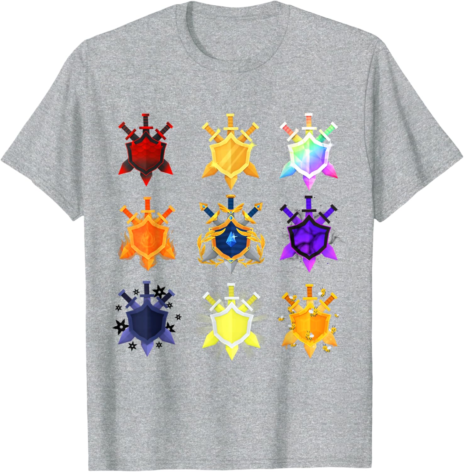 Treasure Quest Emblems T-Shirt for Adventure Lovers and Gamers - 8