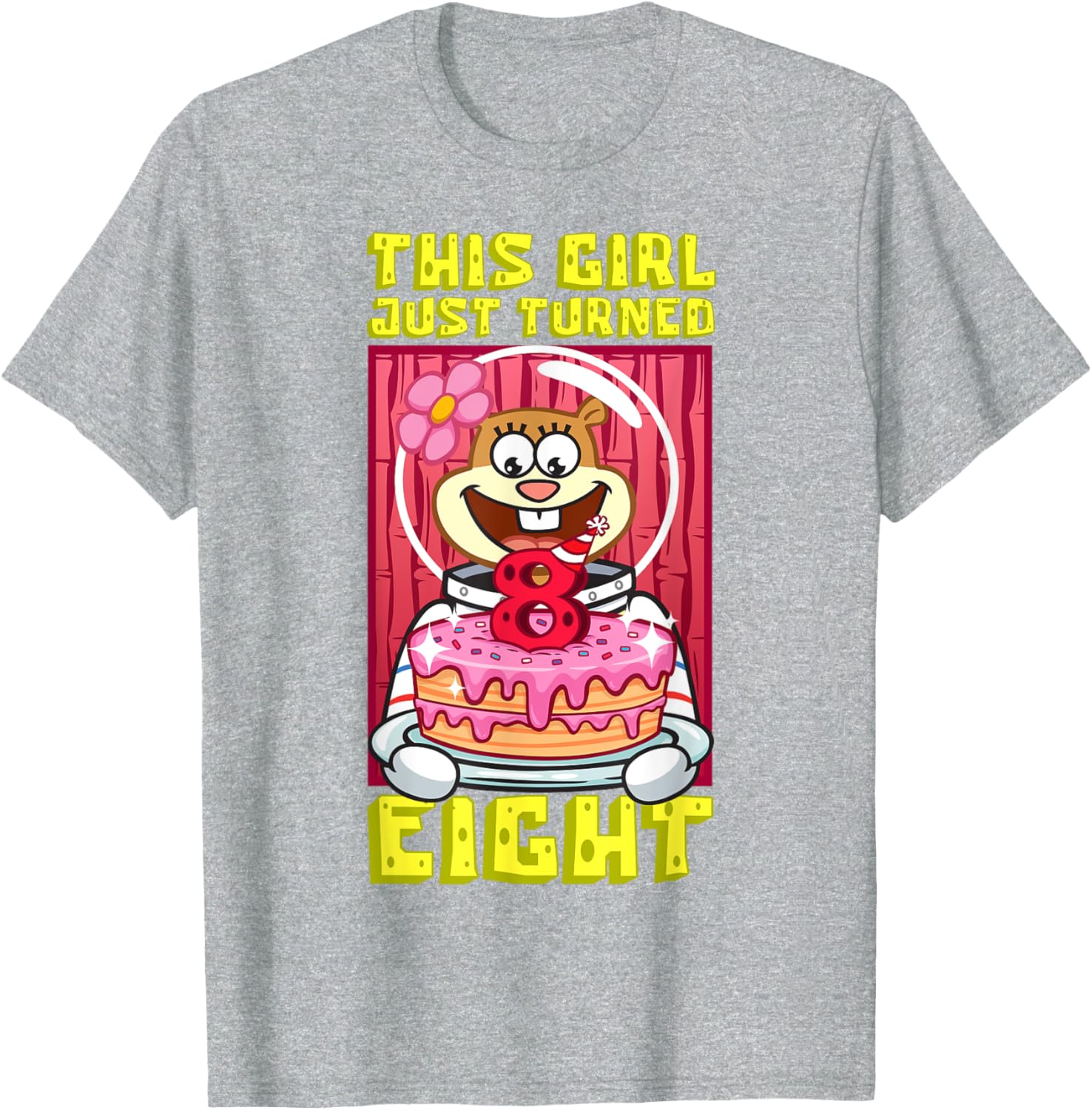 Mademark x SpongeBob SquarePants Sandy 8th Birthday Fun T-Shirt - 18