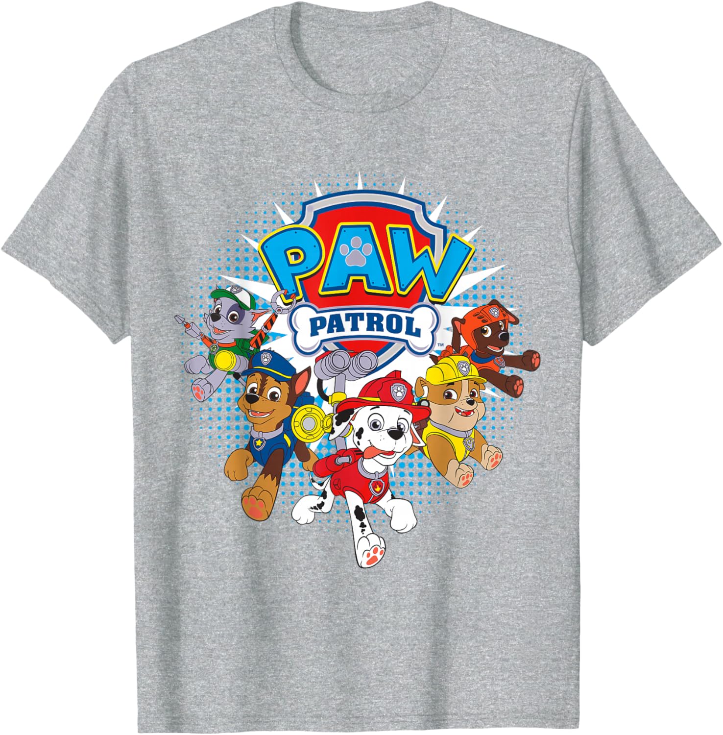 Paw Patrol Team Nickelodeon Kids T-Shirt for Fun Adventures - 6