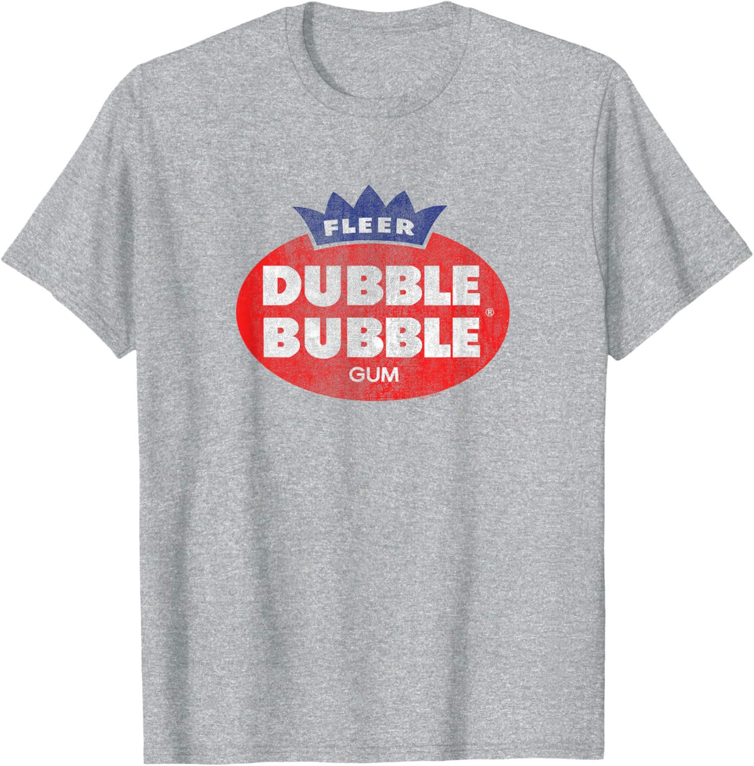 Dubble Bubble Classic Oval Logo Bubblegum Candy T-Shirt for Fun Style - 4