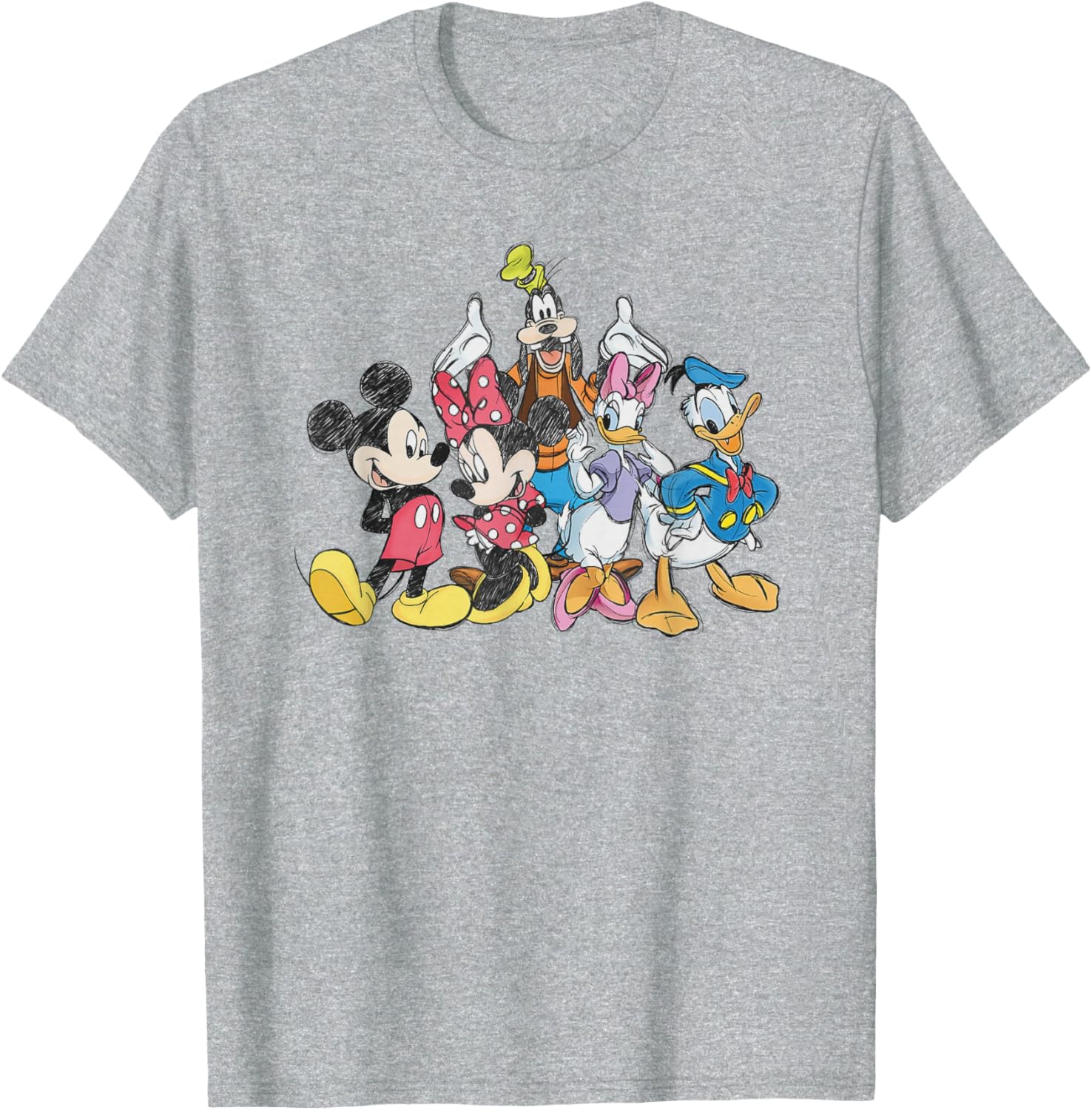 Mickey Mouse and Friends Short Sleeve T-Shirt for Kids and Adults - 2