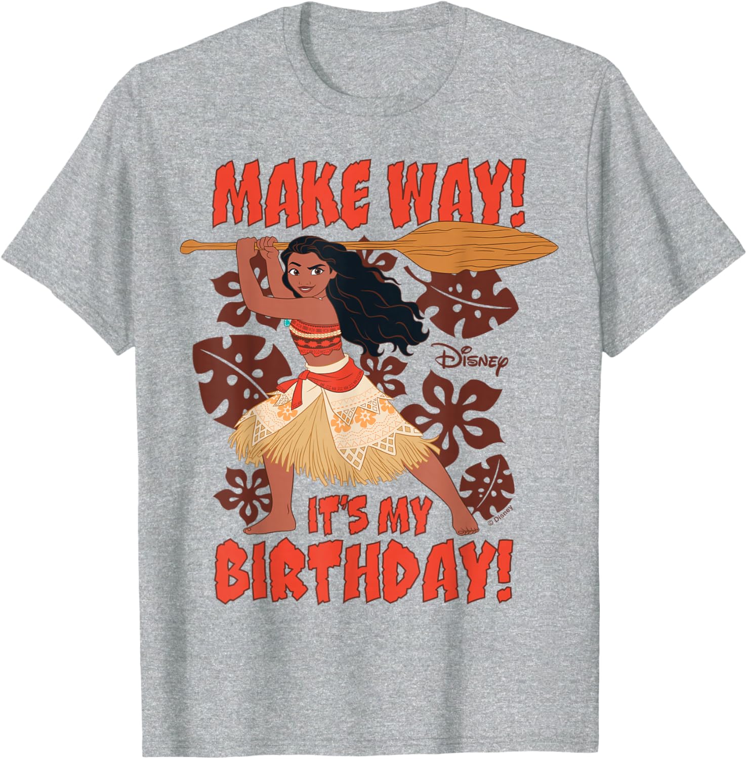 Moana Birthday T-Shirt Fun Disney Princess Apparel for Kids - 3