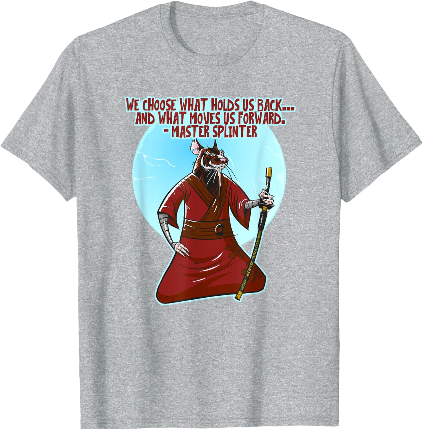 Mademark Teenage Mutant Ninja Turtles Master Splinter Wisdom T-Shirt - 8