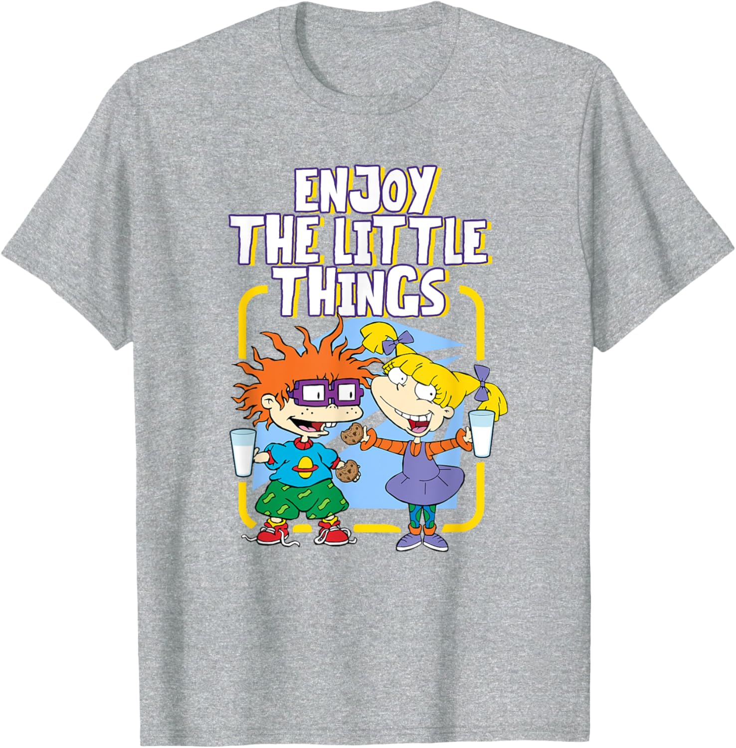 Mademark Rugrats Angelica & Chuckie Enjoy the Little Things T-Shirt - 2