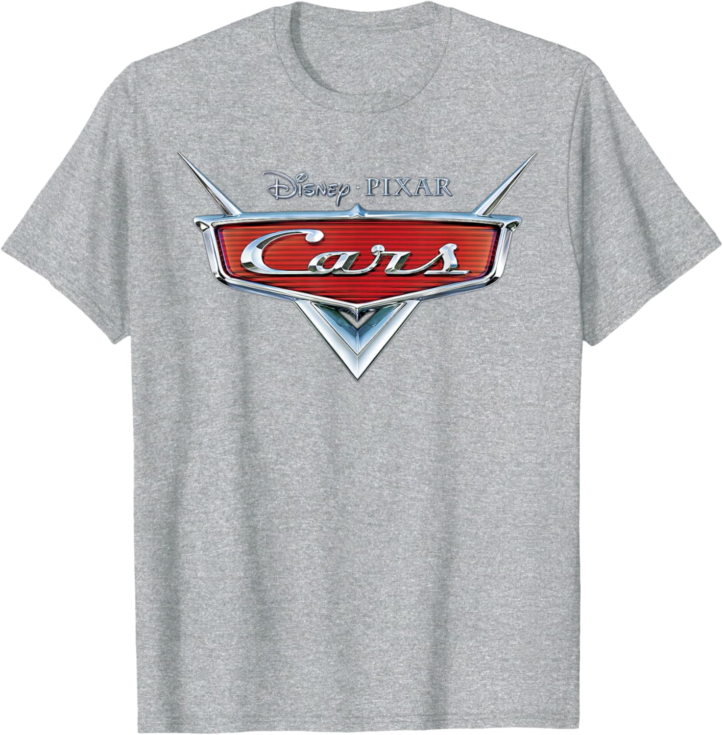 Disney Pixar Cars Grill Badge Logo T-Shirt for Kids and Adults - 5