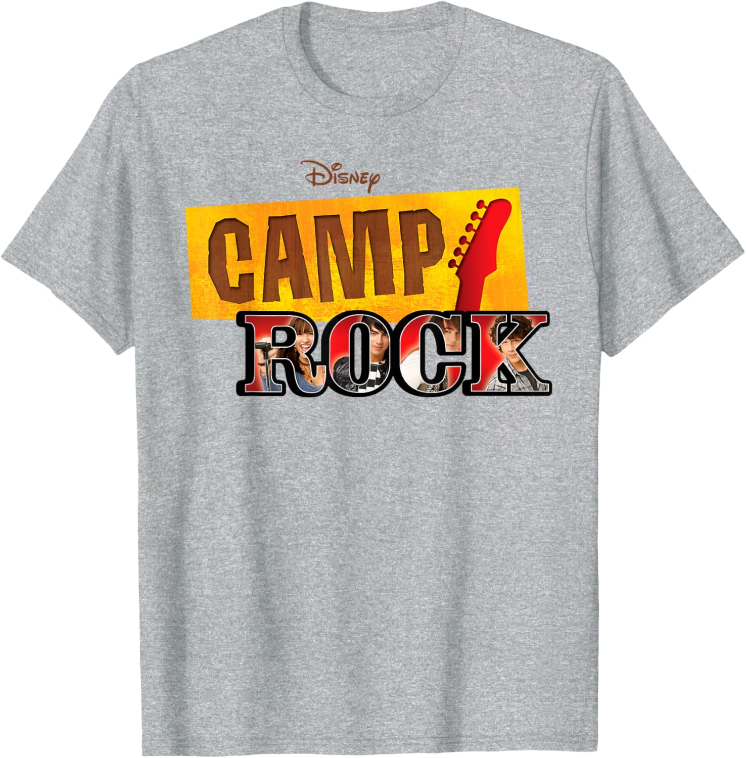 Disney Camp Rock Series Logo T-Shirt for Fans of Music and Fun - 3