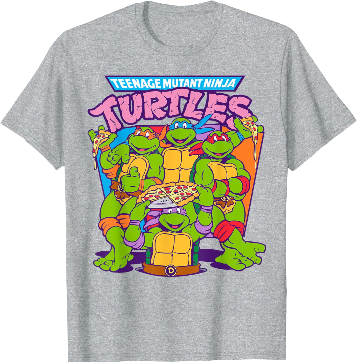 Teenage Mutant Ninja Turtles Pizza and Smiles T-Shirt for Kids - 8