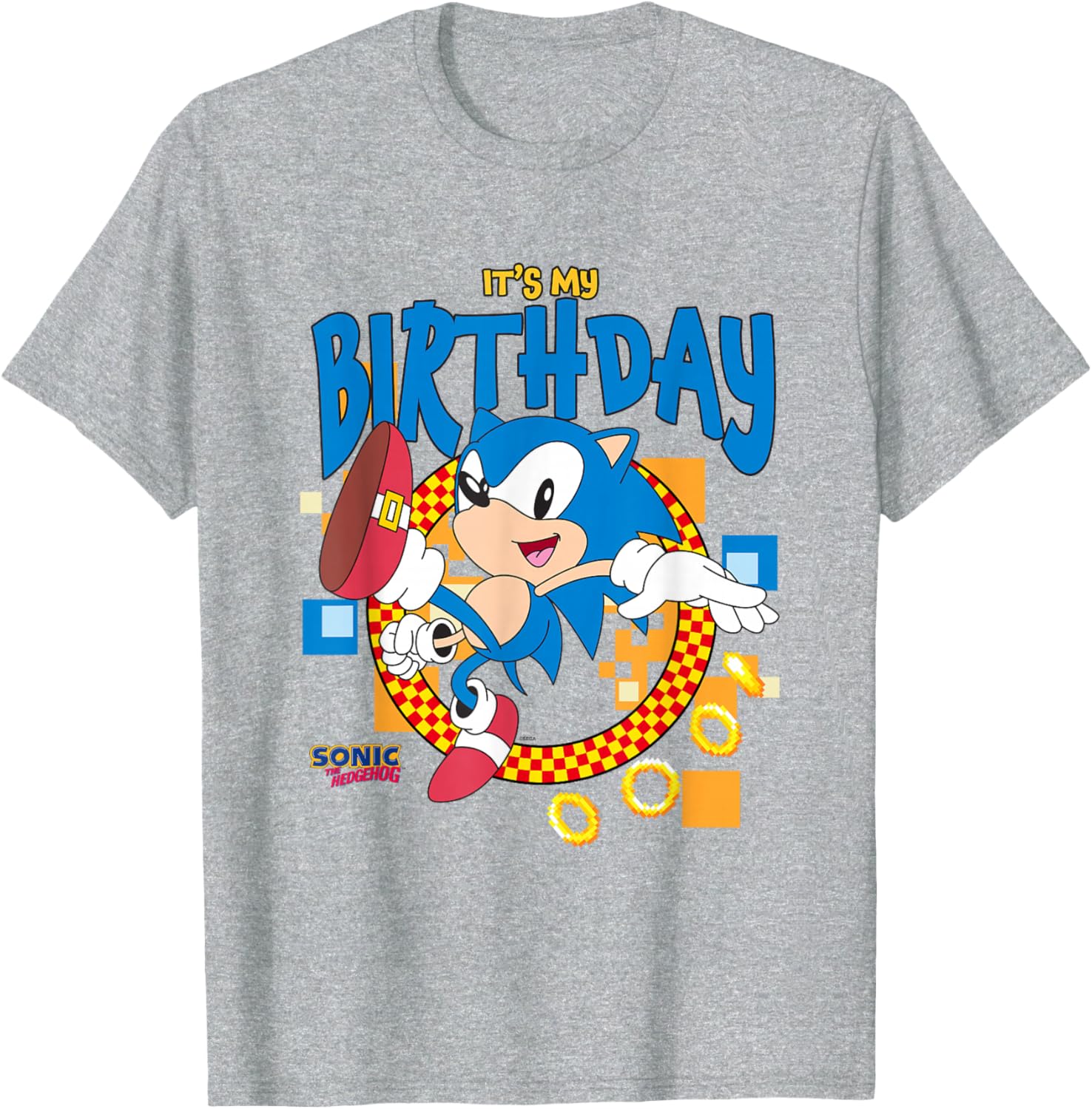 Sonic The Hedgehog Birthday T-Shirt for Fun Celebrations and Parties - 4