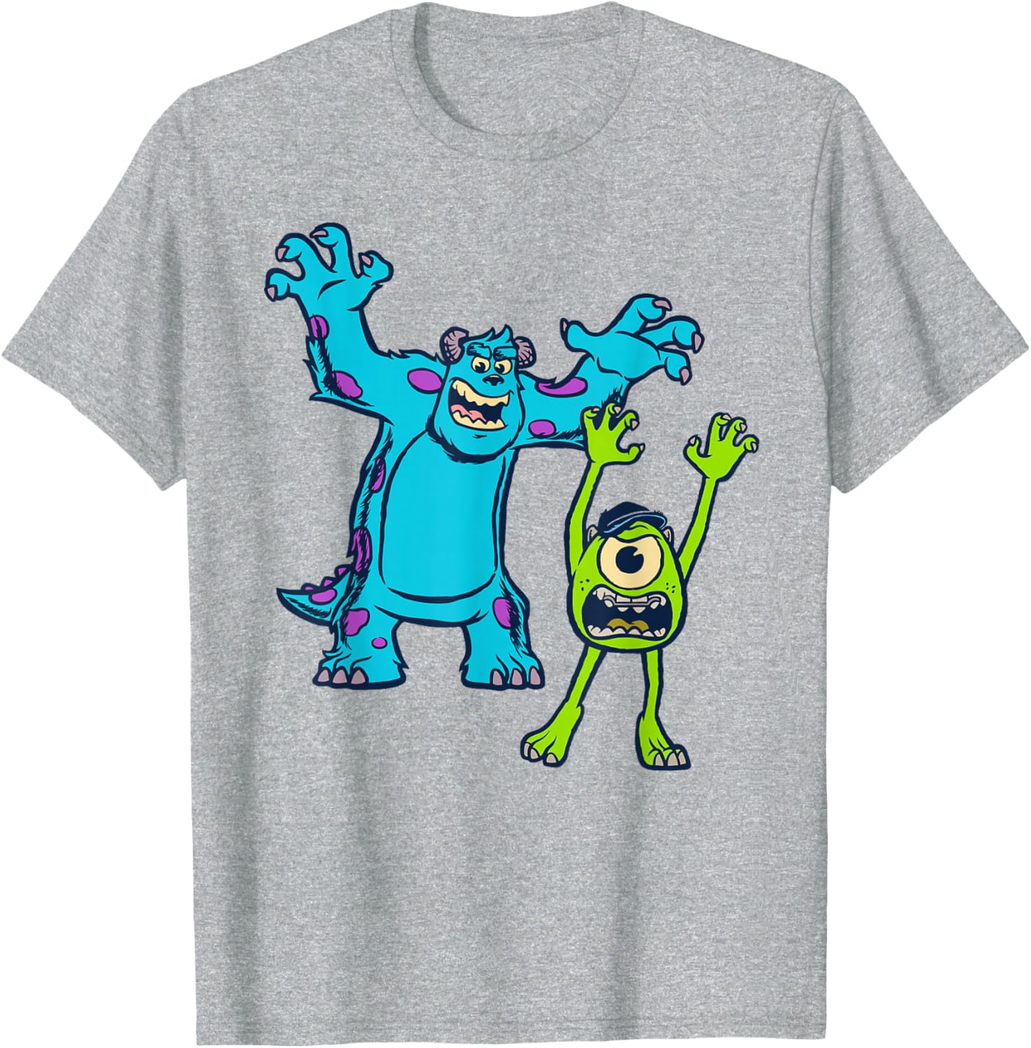 Cute Disney Pixar Monsters University Sulley and Mike T-Shirt for Kids - 5