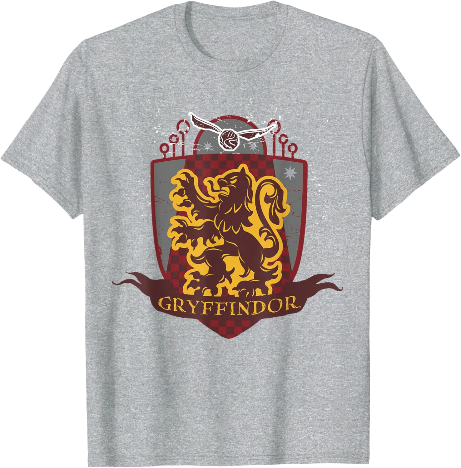 Gryffindor Quidditch Shield T-Shirt for Harry Potter Fans - 6