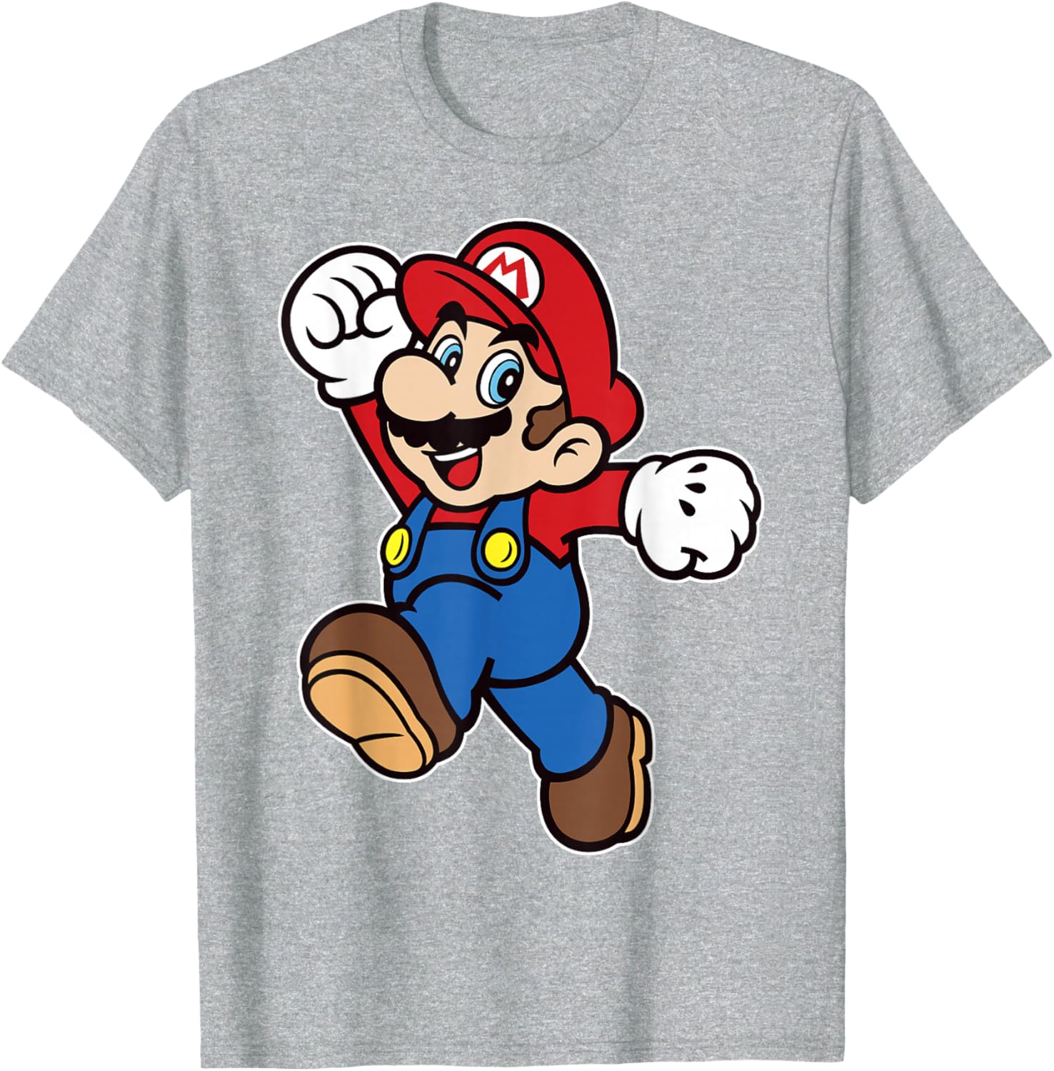 Super Mario Classic Jump Portrait T-Shirt for Gamers and Fans - 5