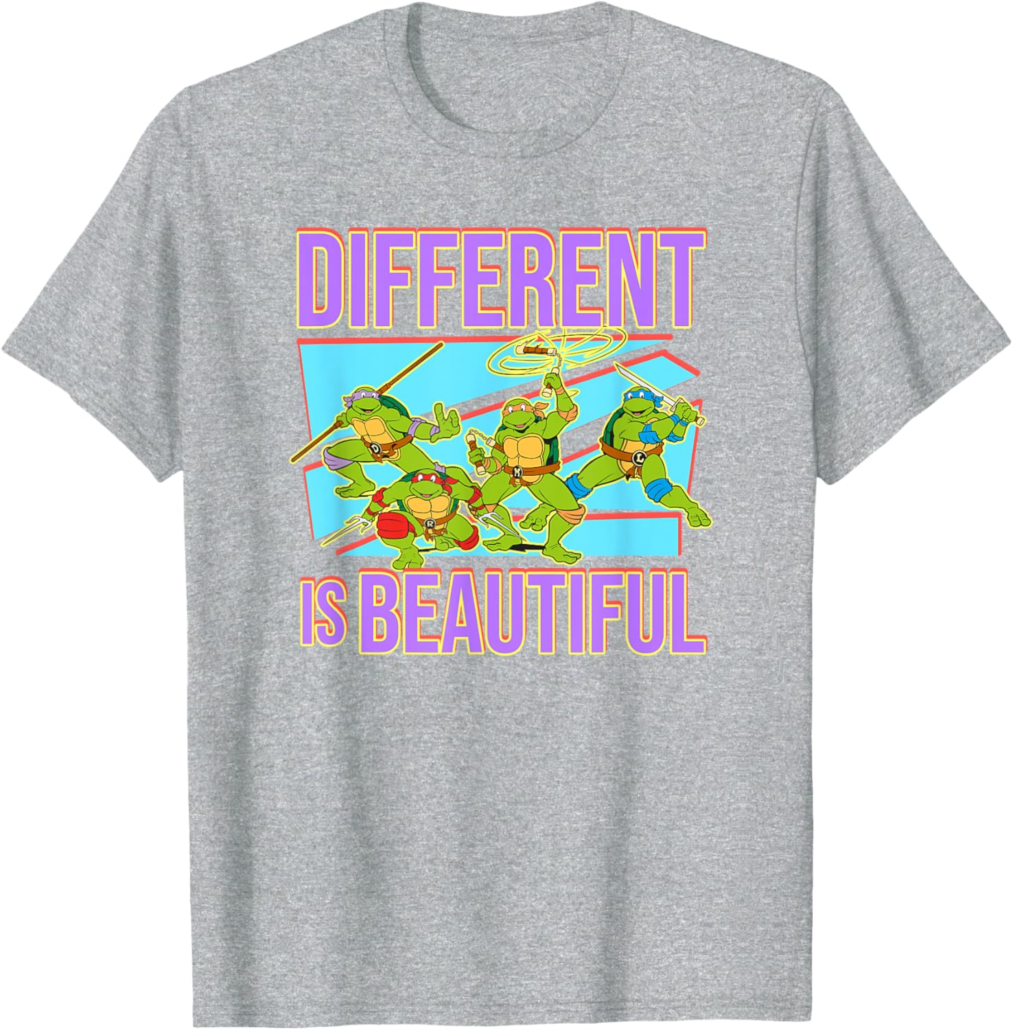 Mademark Teenage Mutant Ninja Turtles Different is Beautiful T-Shirt - 2