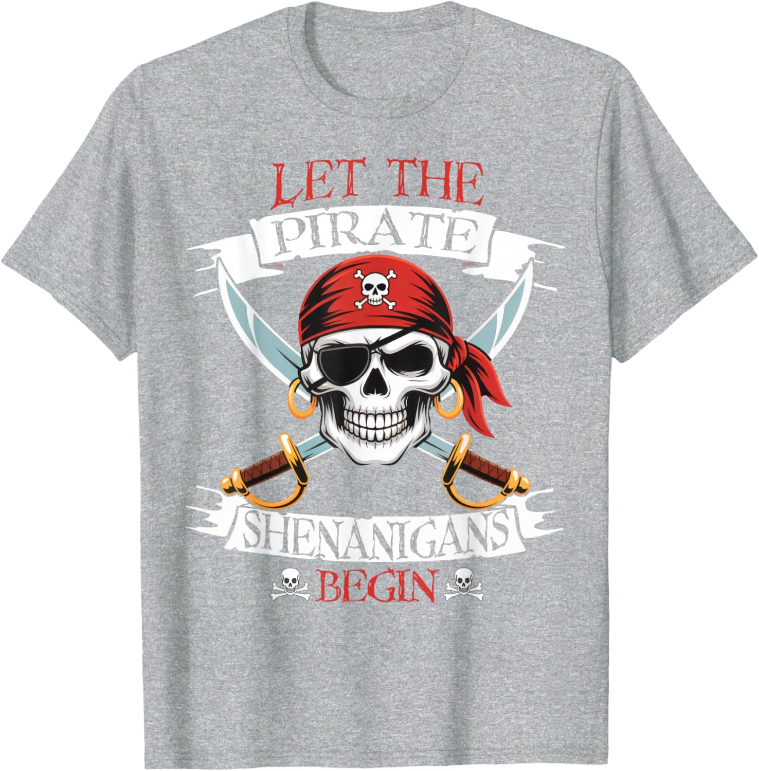 Pirate Shenanigans Skull T-Shirt for Boys - Perfect Halloween Costume! - 4