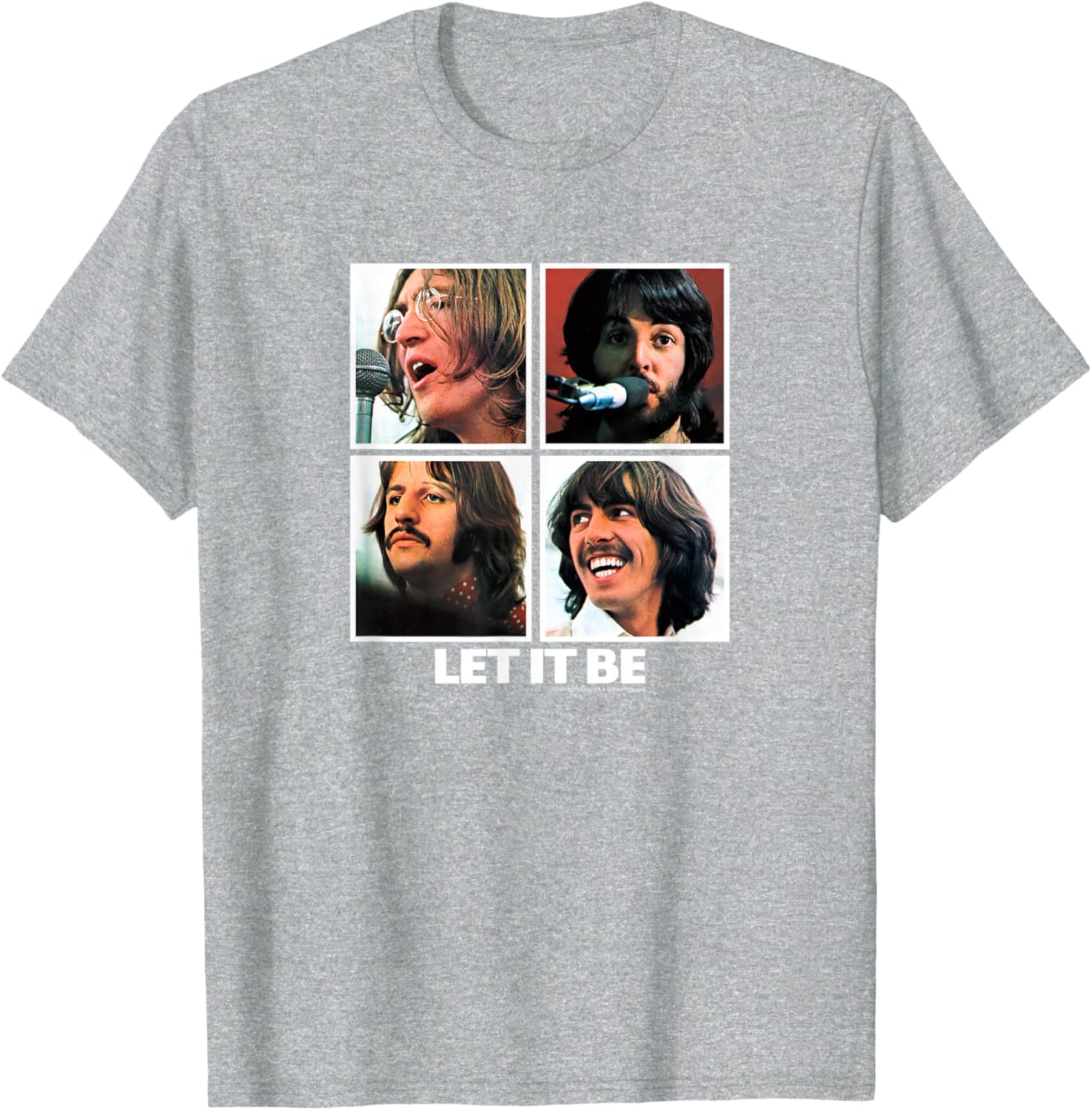 The Beatles Let it Be Square T-Shirt for Music Lovers and Fans - 2