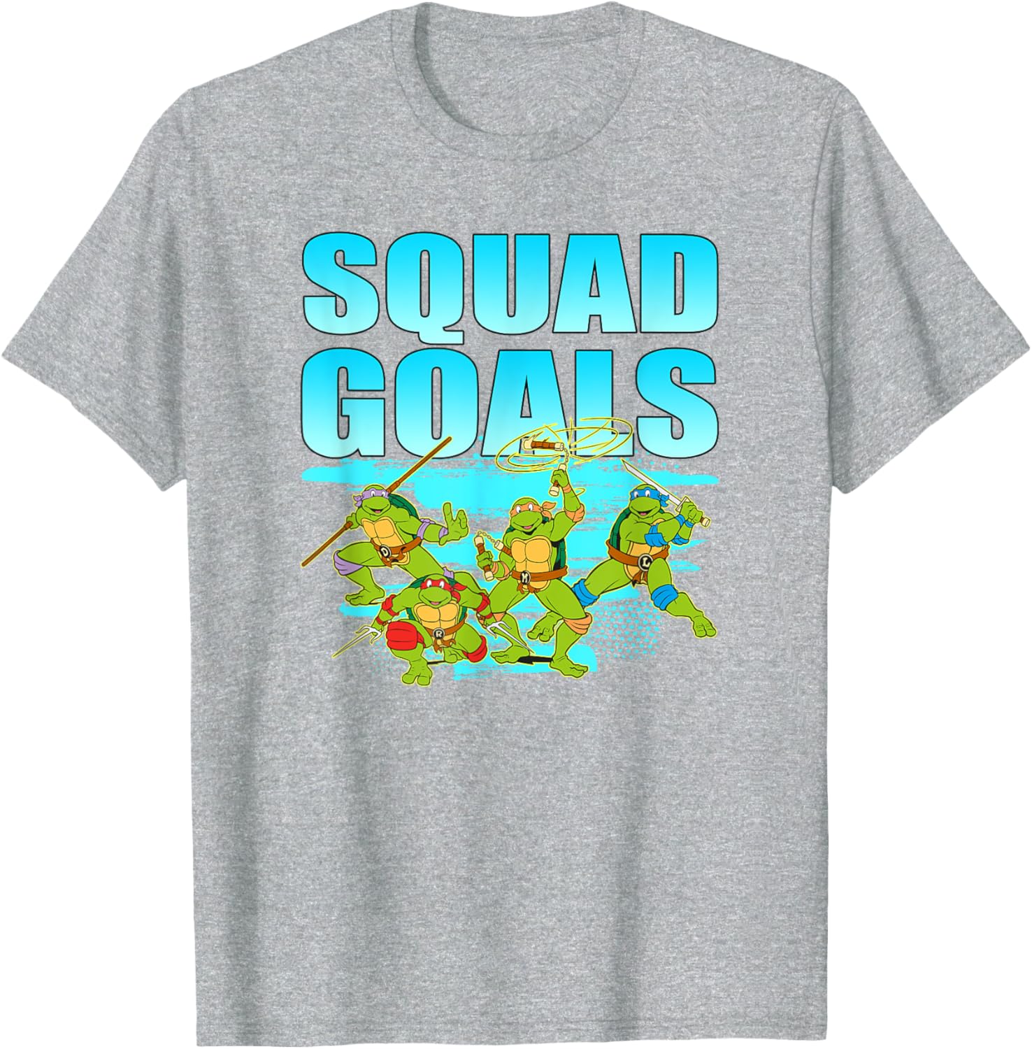 Mademark TMNT Brothers Squad Goals T-Shirt Cool Graphic Tee for Fans - 2