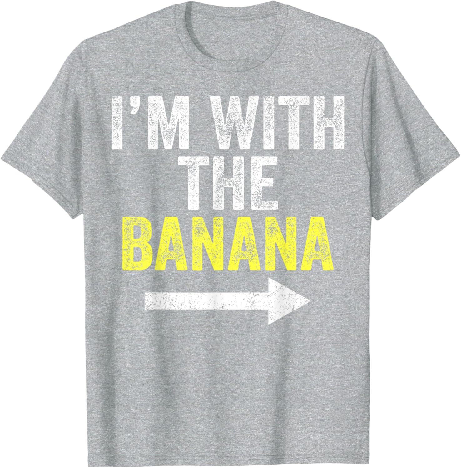 Adorable I'm With The Banana Costume Matching Couple T-Shirt - 7