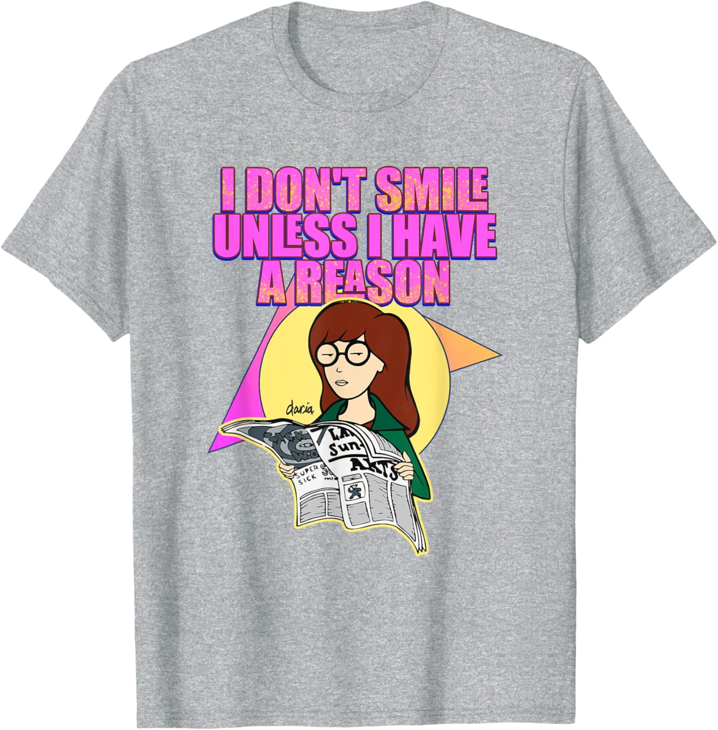 Mademark x Daria I Don't Smile Unless I Have a Reason T-Shirt for Women - 3