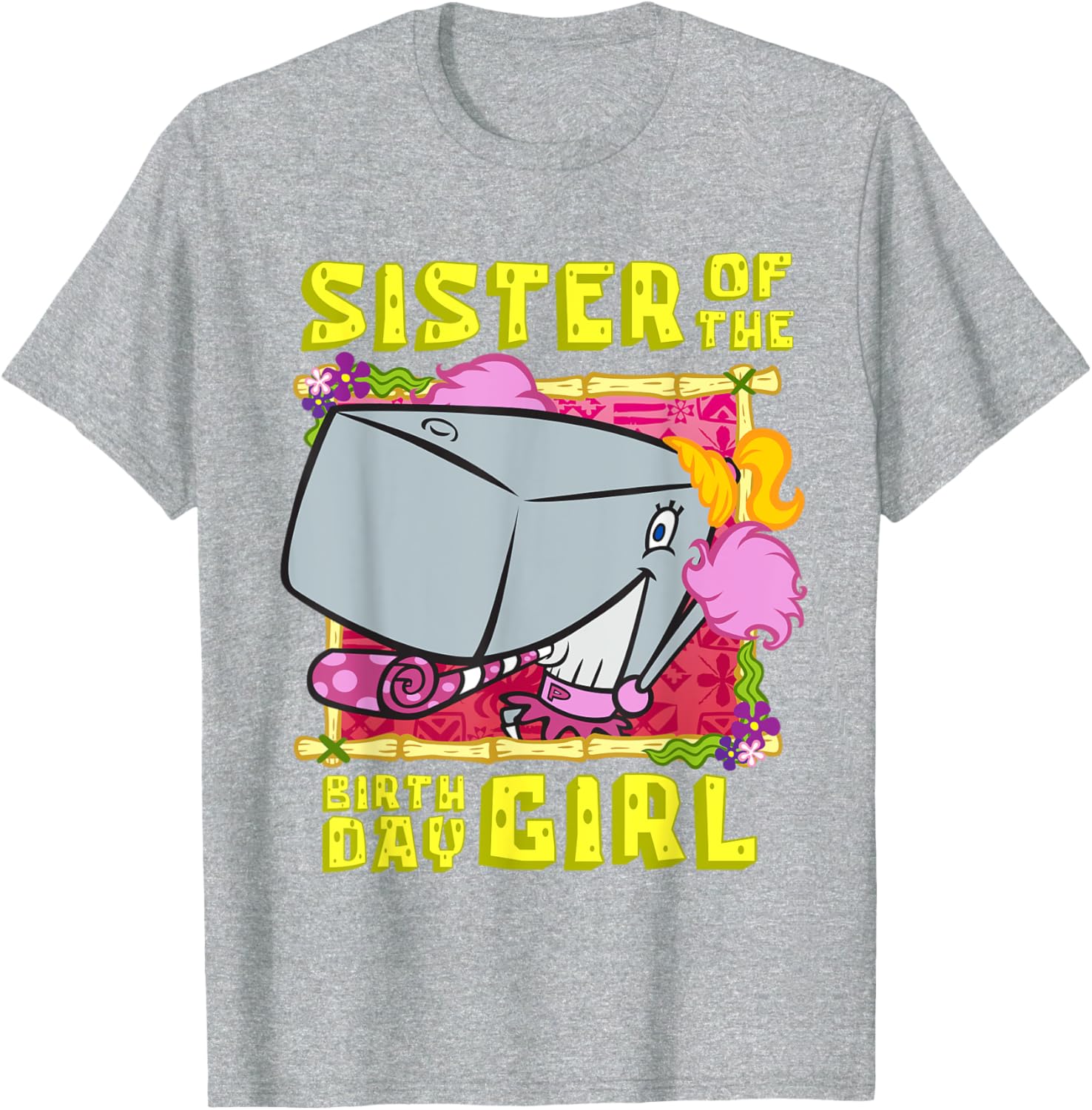 Mademark SpongeBob Pearl Sister Birthday Gift T-Shirt for Girls - 7