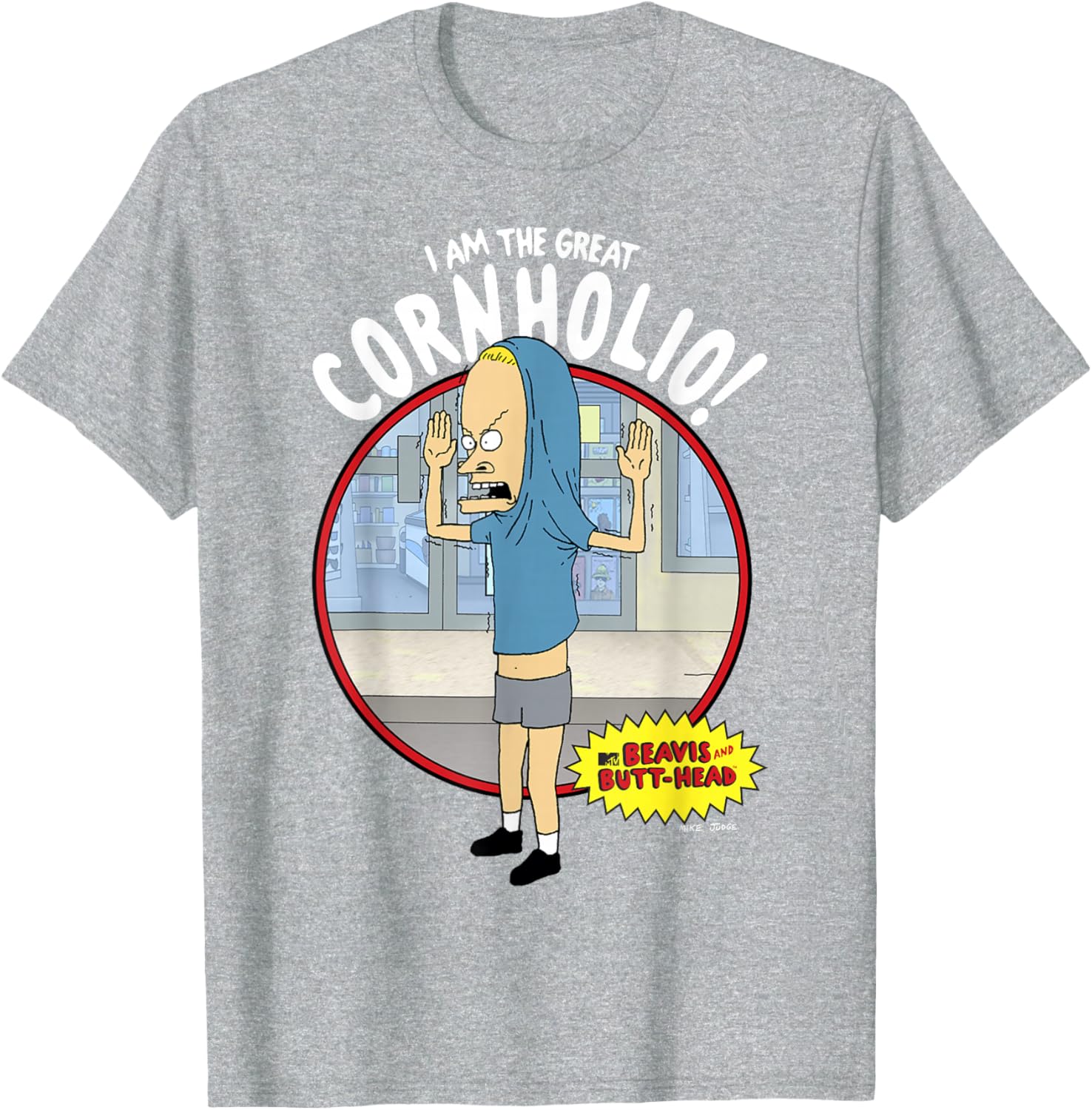 Beavis and Butt-Head The Great Cornholio Graphic T-Shirt for Fans - 6