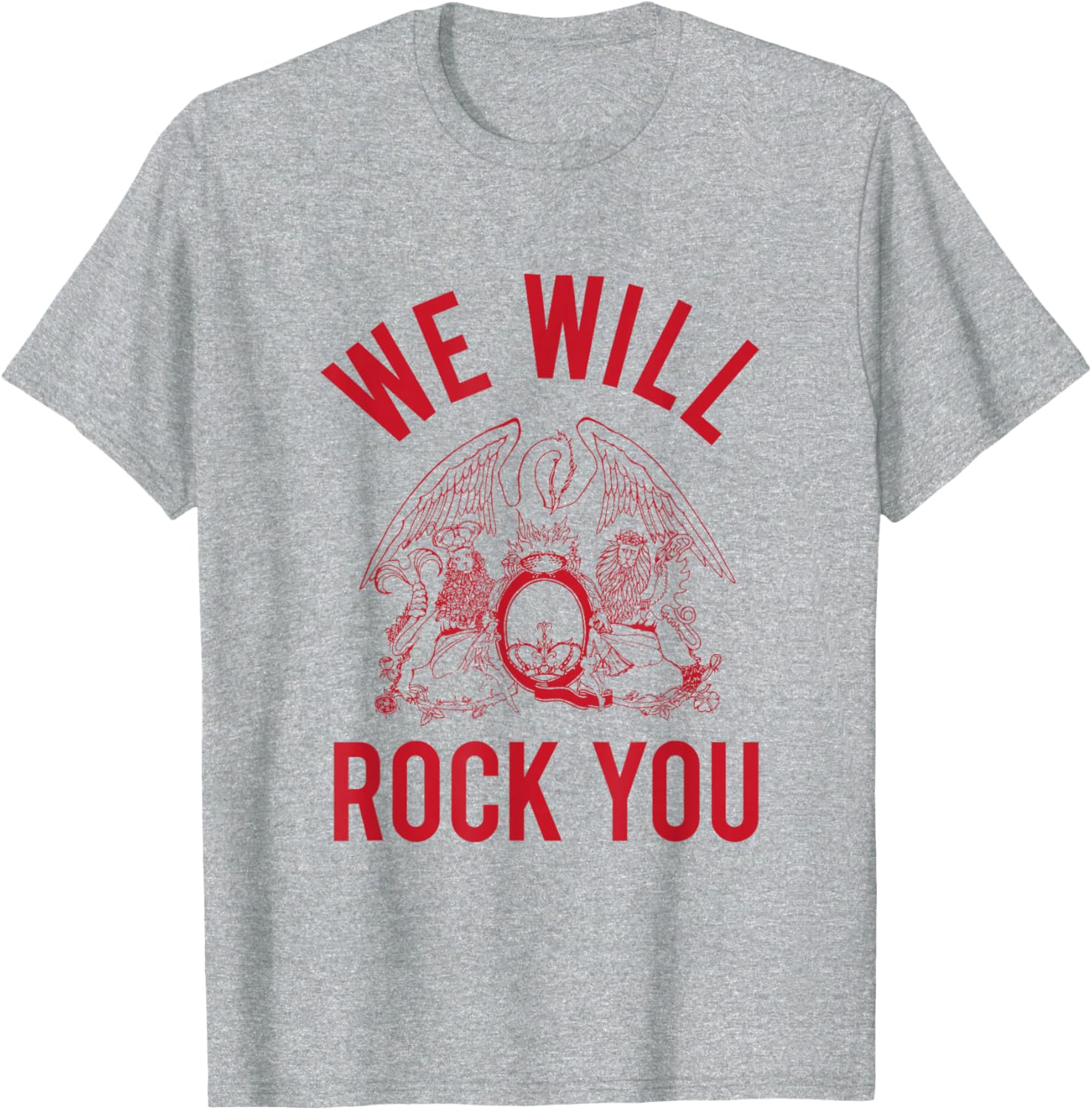 Queen Red Letters Rock You T-Shirt Stylish Casual Wear for Everyone - 1