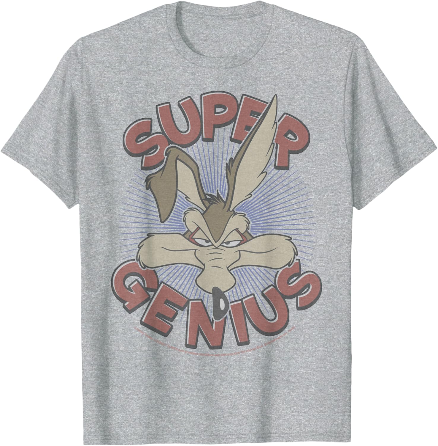 Wile E. Coyote Super Genius T-Shirt - Fun Looney Tunes Apparel for Fans - 6