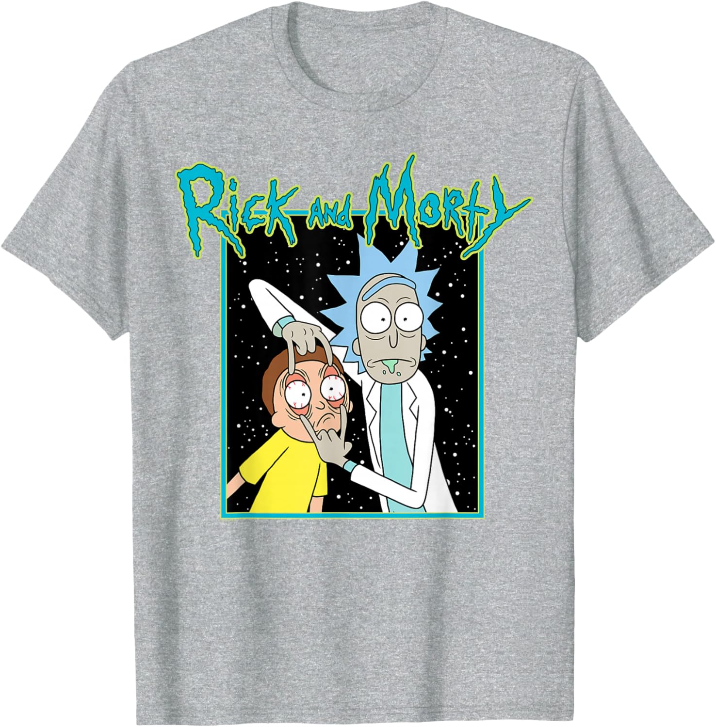 Rick and Morty Space Look Morty T-Shirt for Trendy Cartoon Style - 12