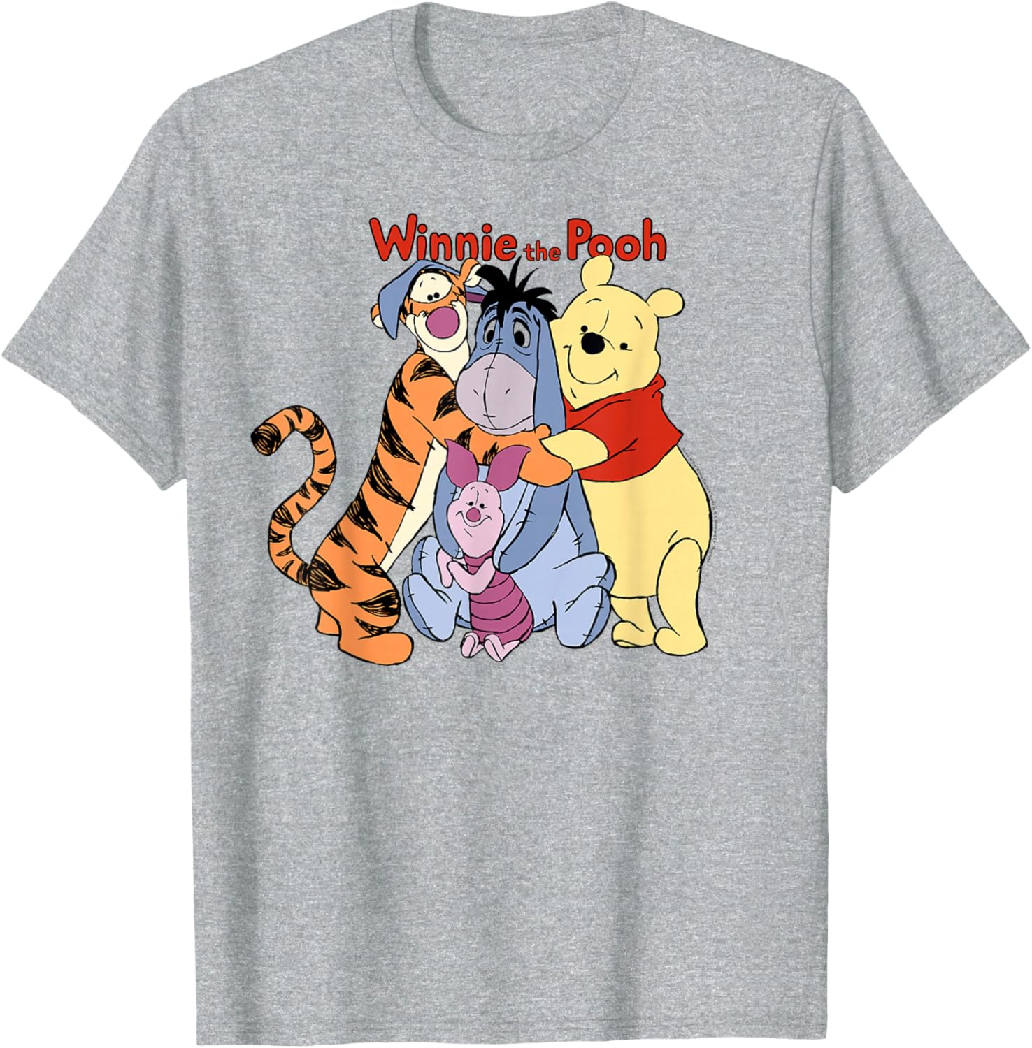 Disney Winnie The Pooh Group Hug T-Shirt for Kids and Adults - 8