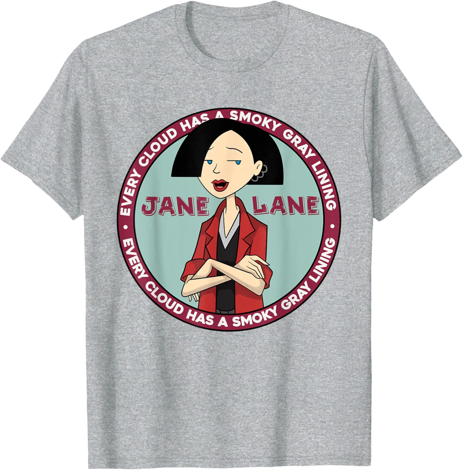 Mademark x Daria Jane Lane Smoky Gray T-Shirt Stylish Apparel for All - 2